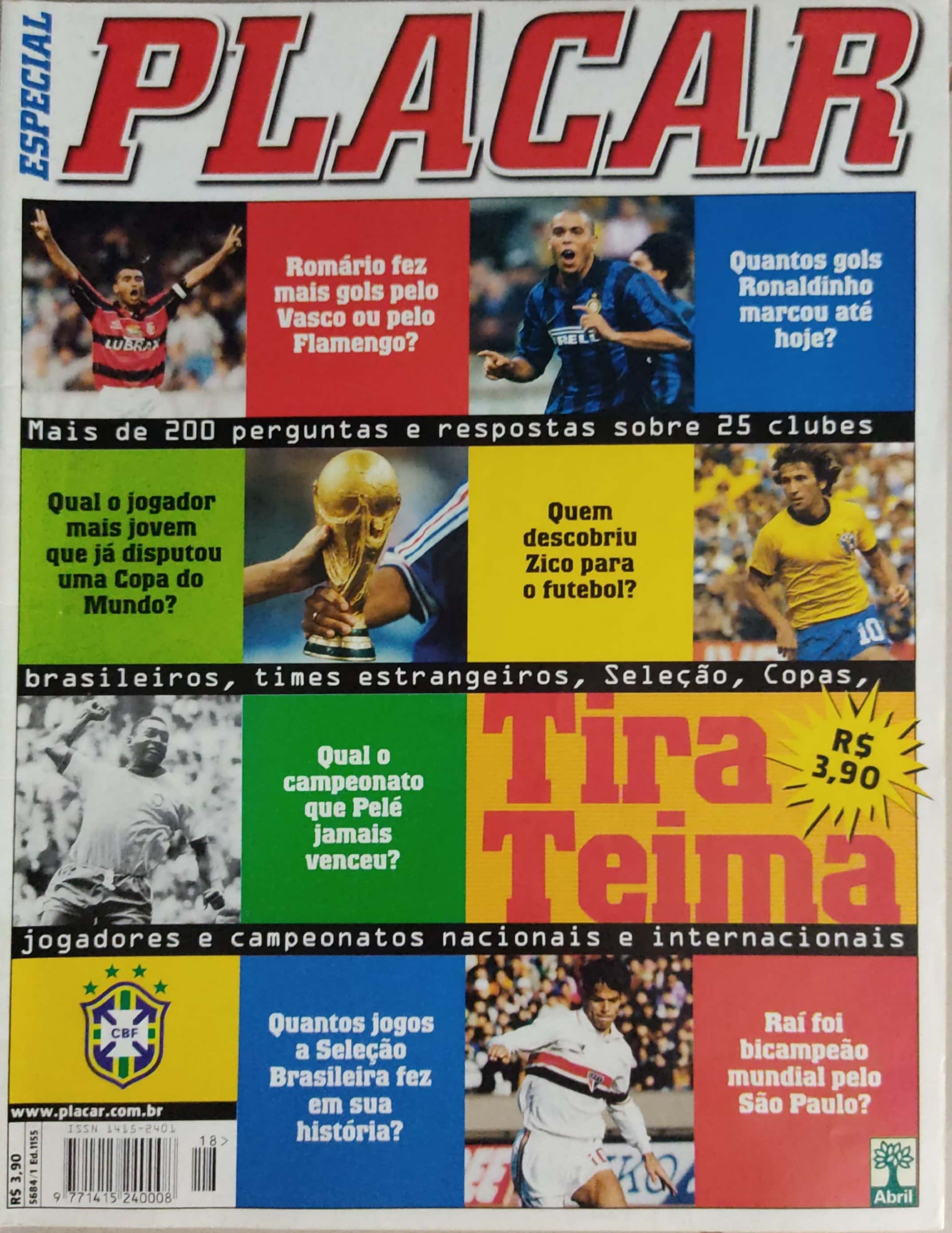 Capa da edição Nº 1155 da revista PLACAR