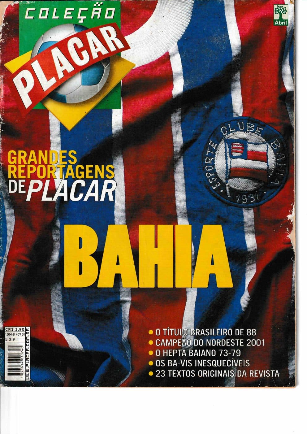 Capa da edição Nº 1204B da revista PLACAR