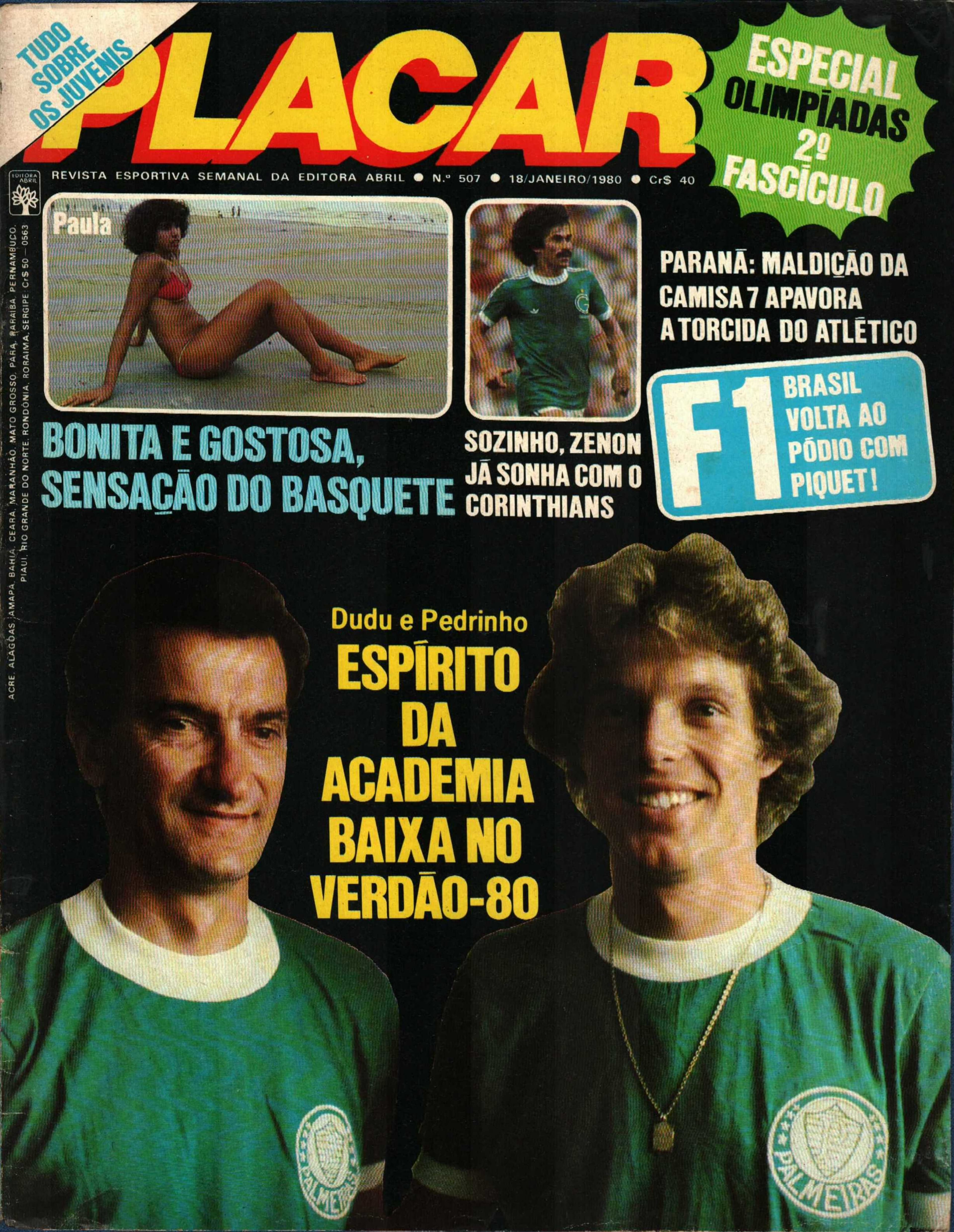 Capa da edição Verdão está maduro da revista PLACAR