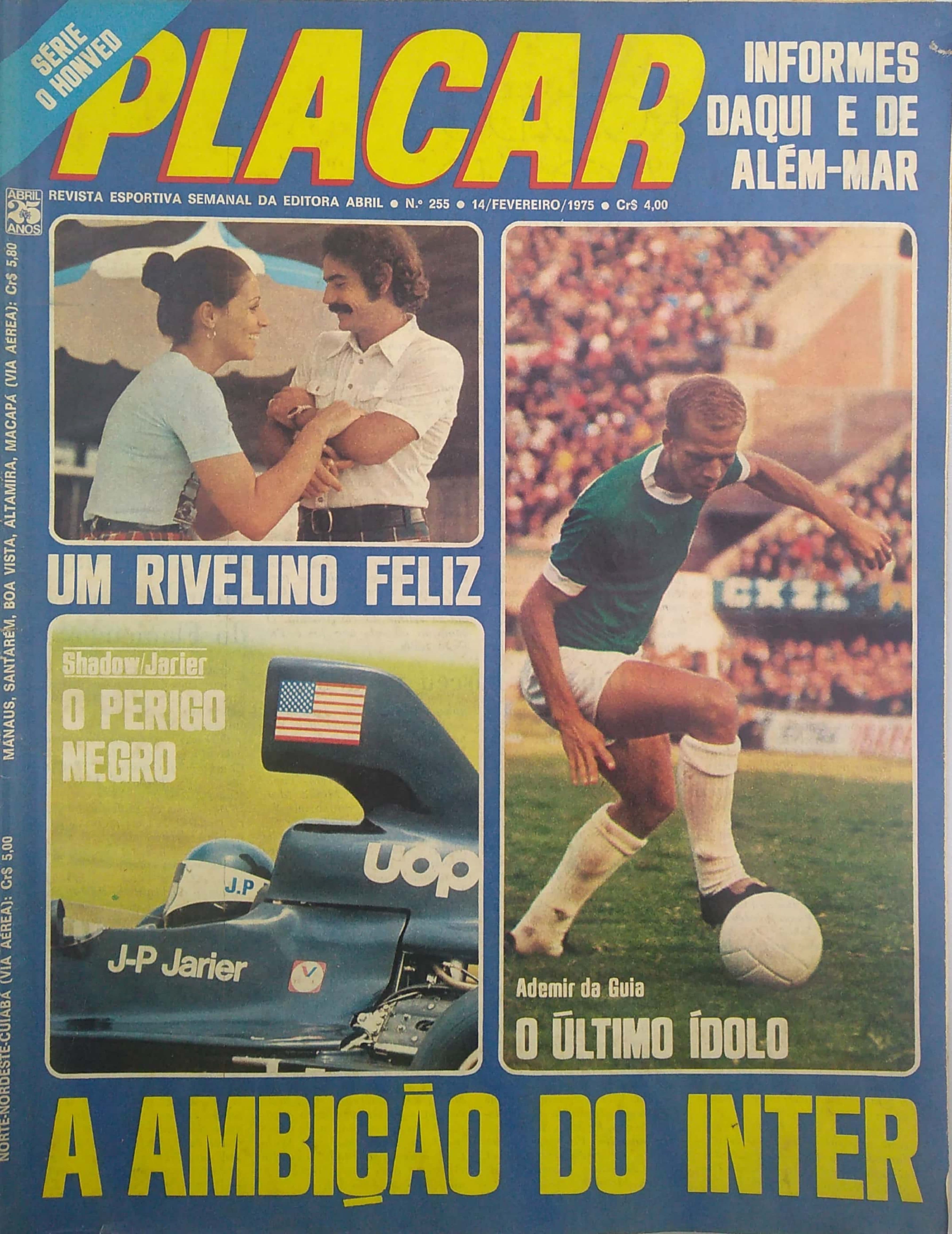 Capa da edição Nº 255 da revista PLACAR