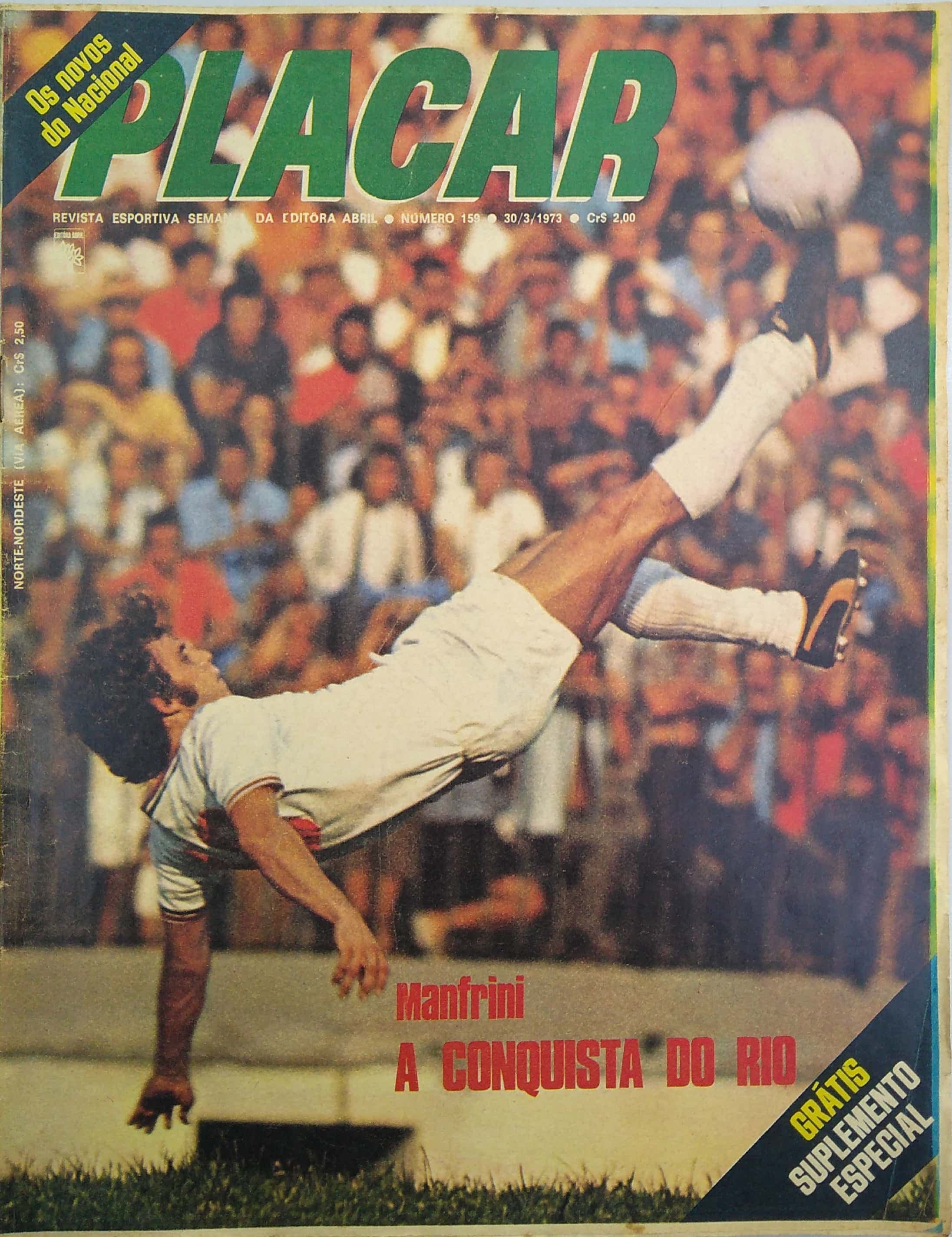 Capa da edição A CONQUISTA DO RIO da revista PLACAR