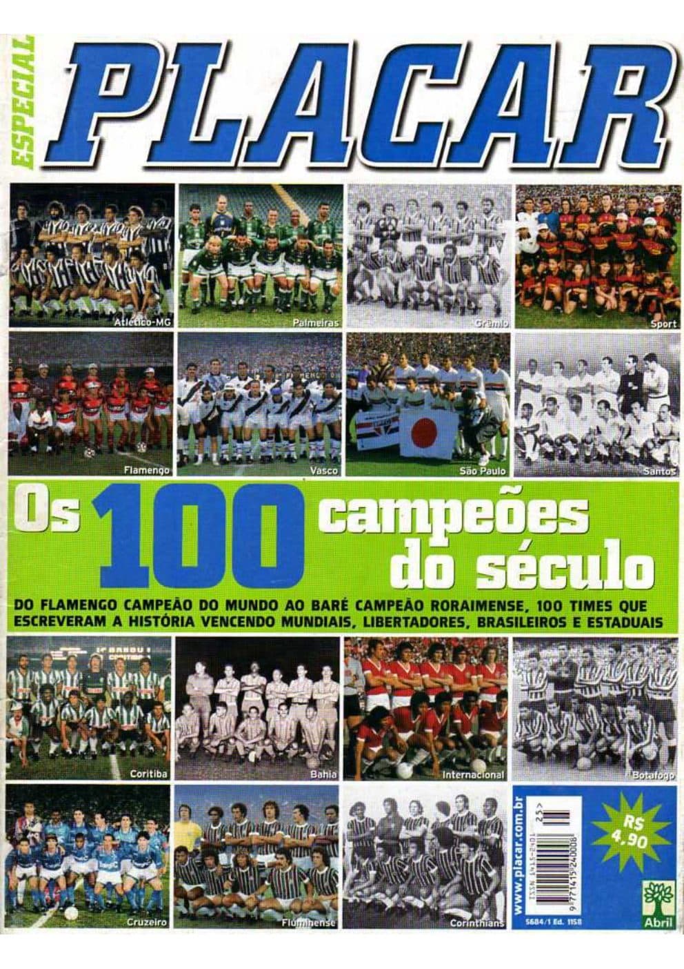 Capa da edição Nº 1158A da revista PLACAR