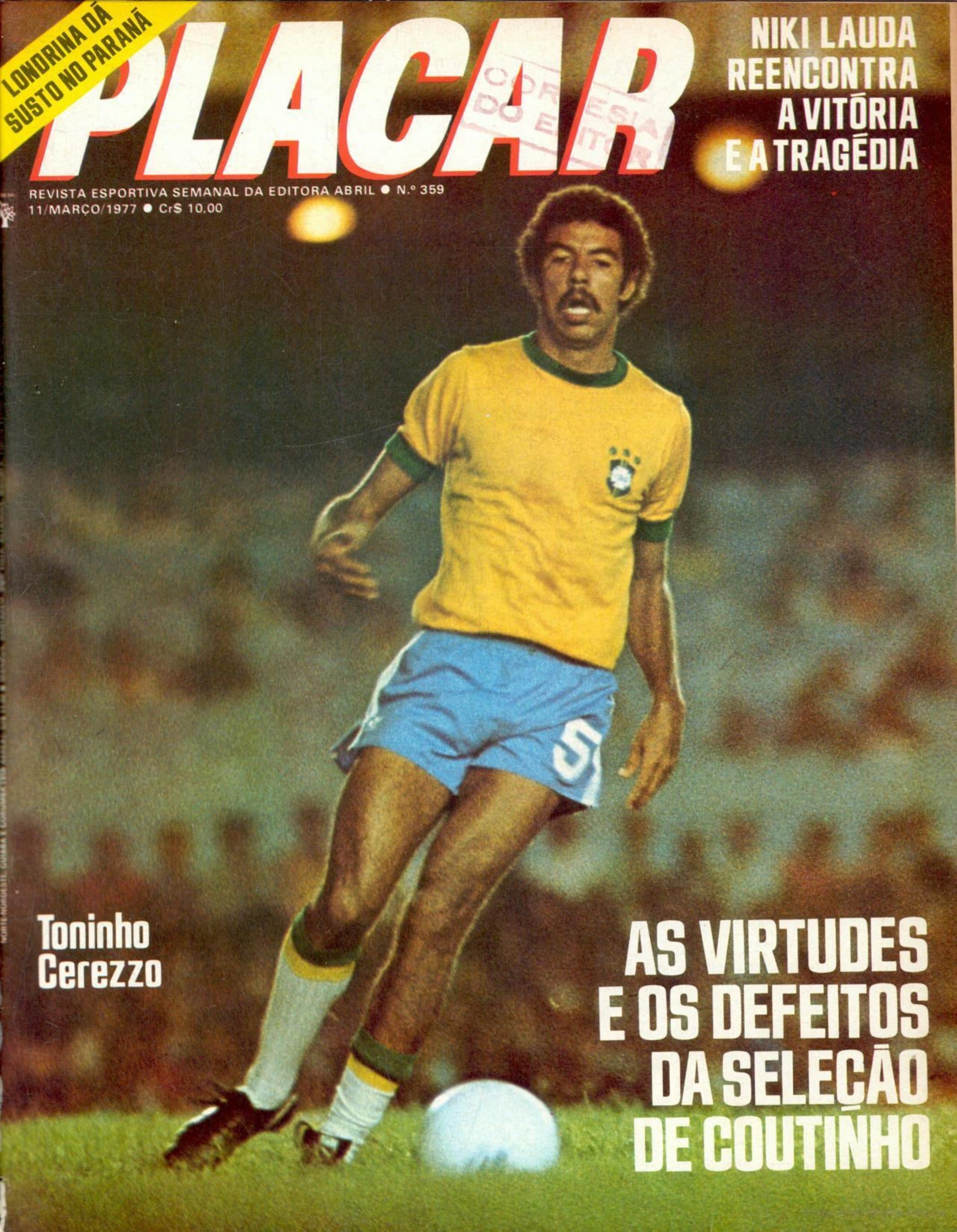 Capa da edição As Virtudes e os Defeitos da Seleção de Coutinho da revista PLACAR