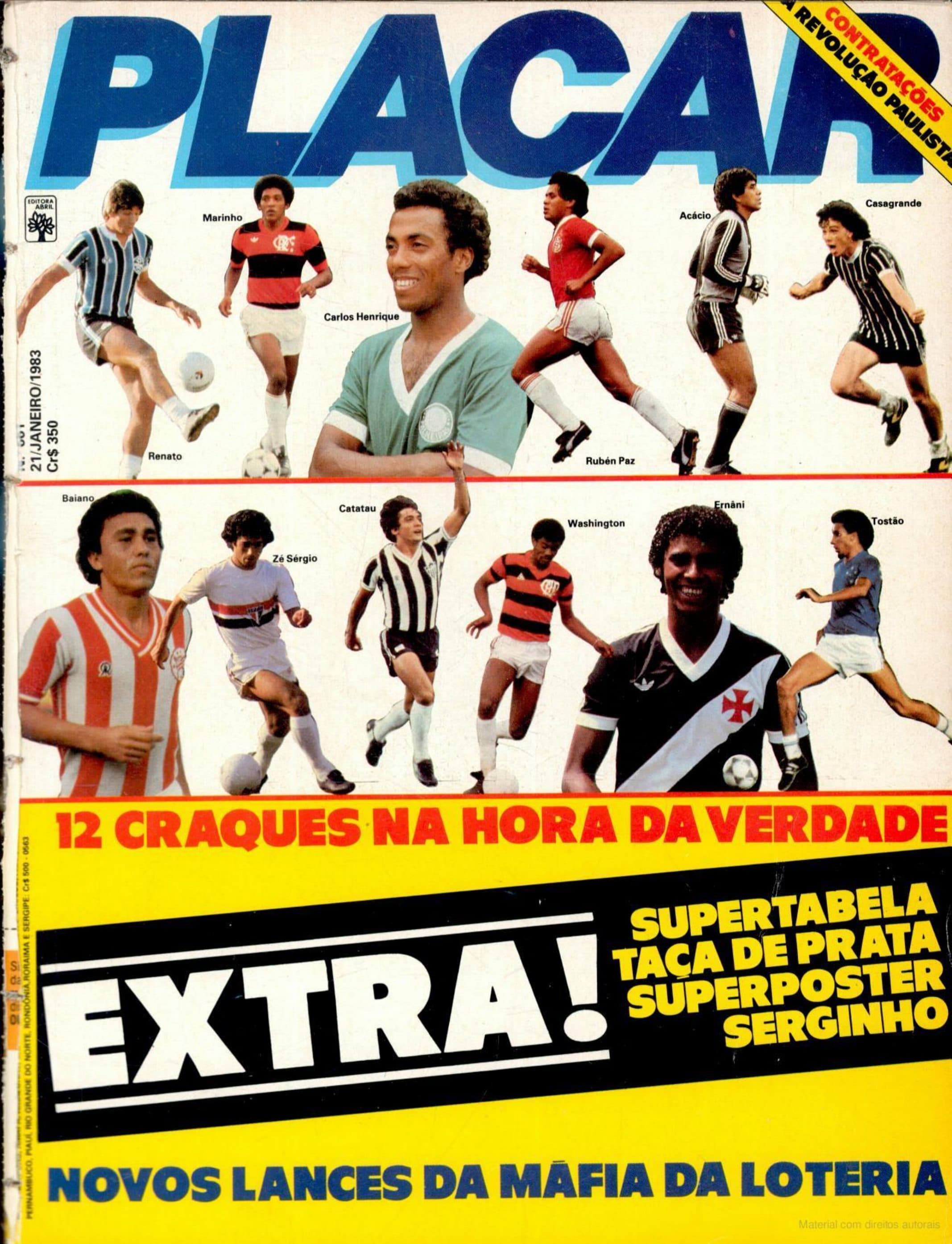 Capa da edição CONTRATAÇÕES REVOLUÇÃO PAULISTA da revista PLACAR
