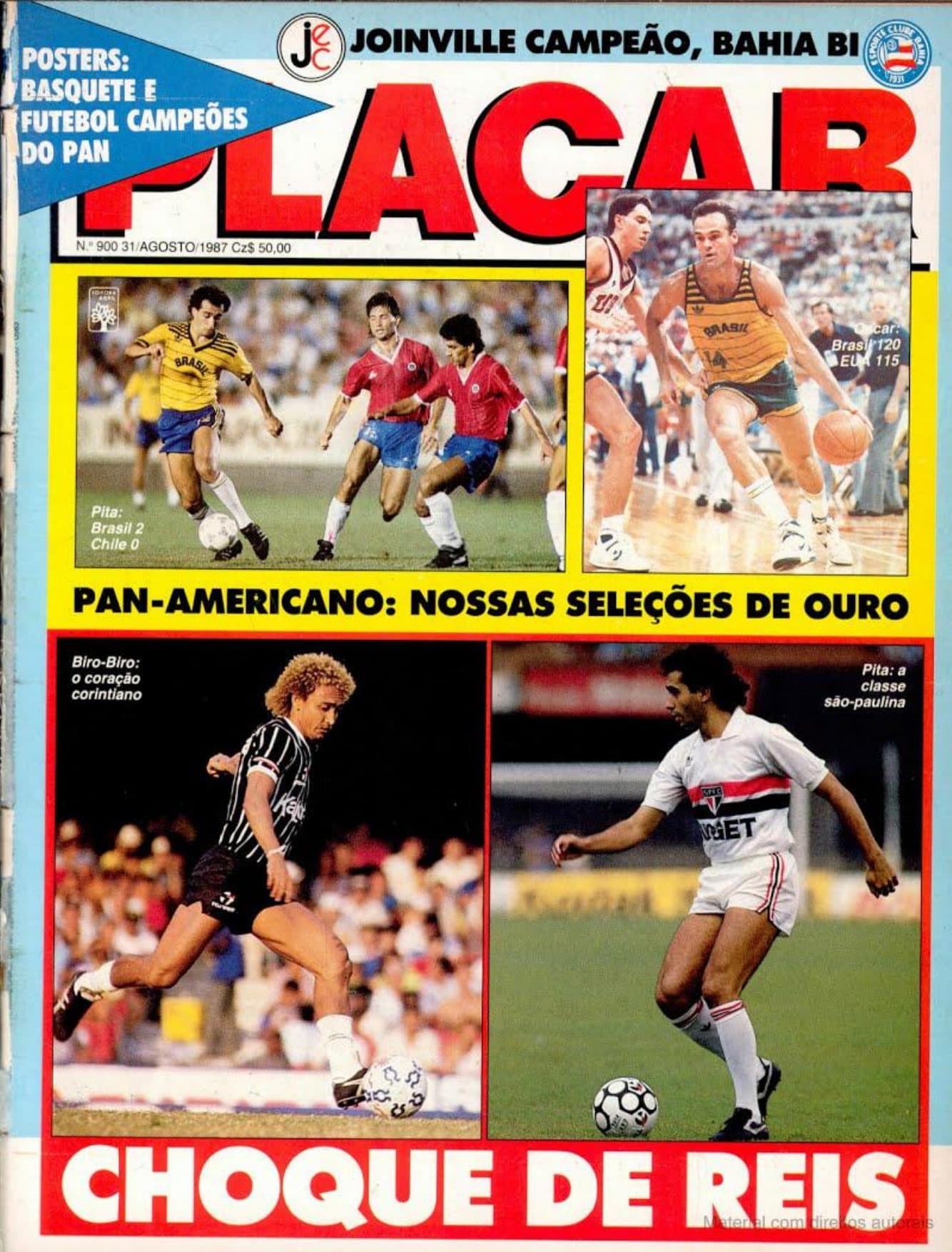 Capa da edição Choque de reis da revista PLACAR