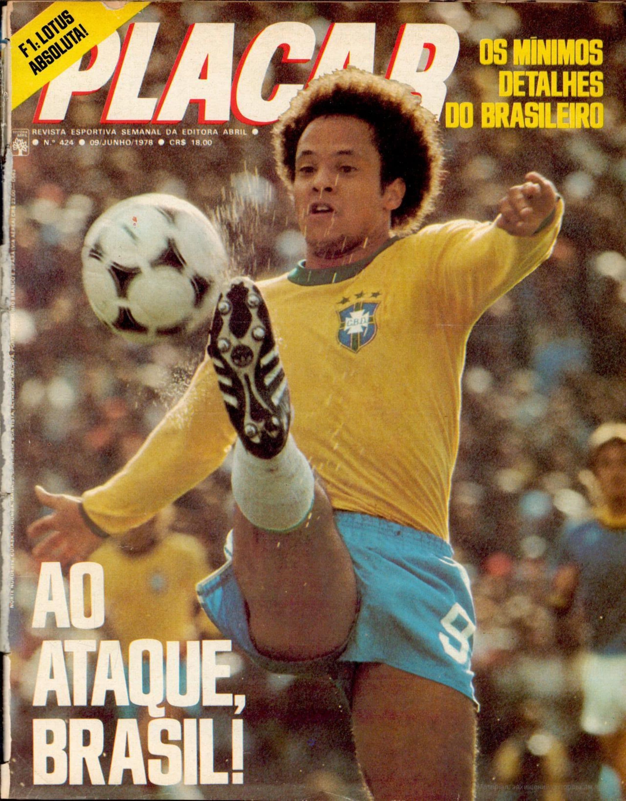 Capa da edição AO ATAQUE, BRASIL! da revista PLACAR