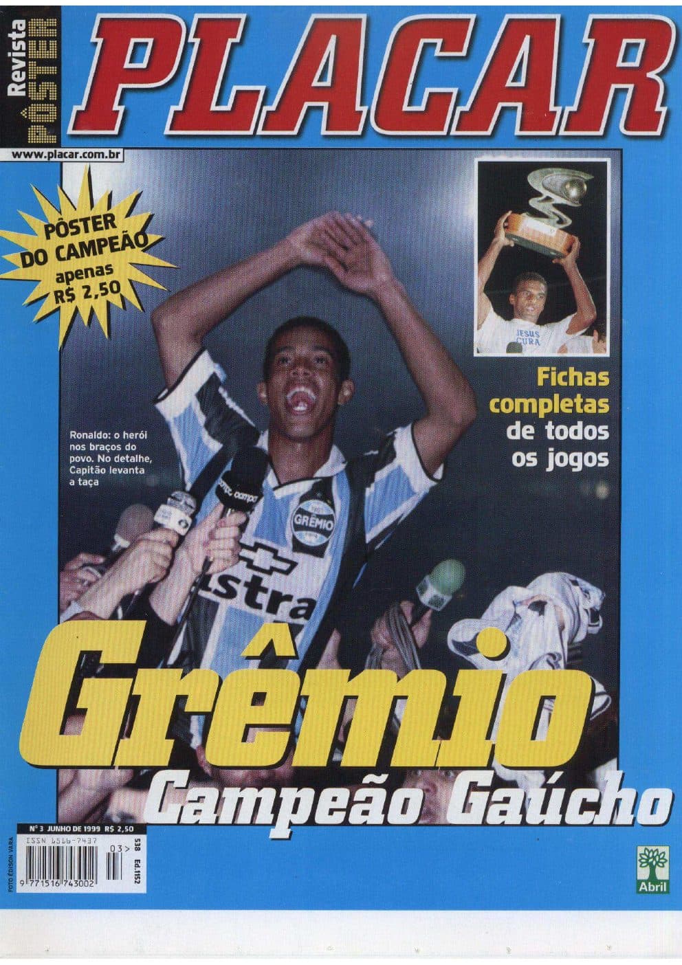 Capa da edição Nº 1152A da revista PLACAR