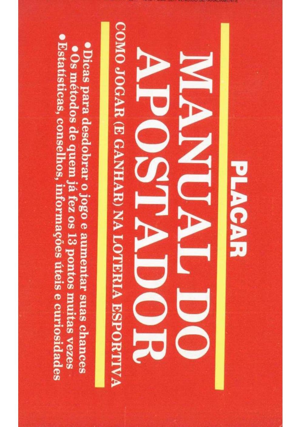 Capa da edição M. DO APOSTADOR da revista PLACAR