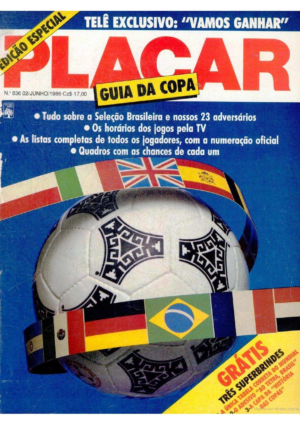 Capa da edição GUIA CM da revista PLACAR