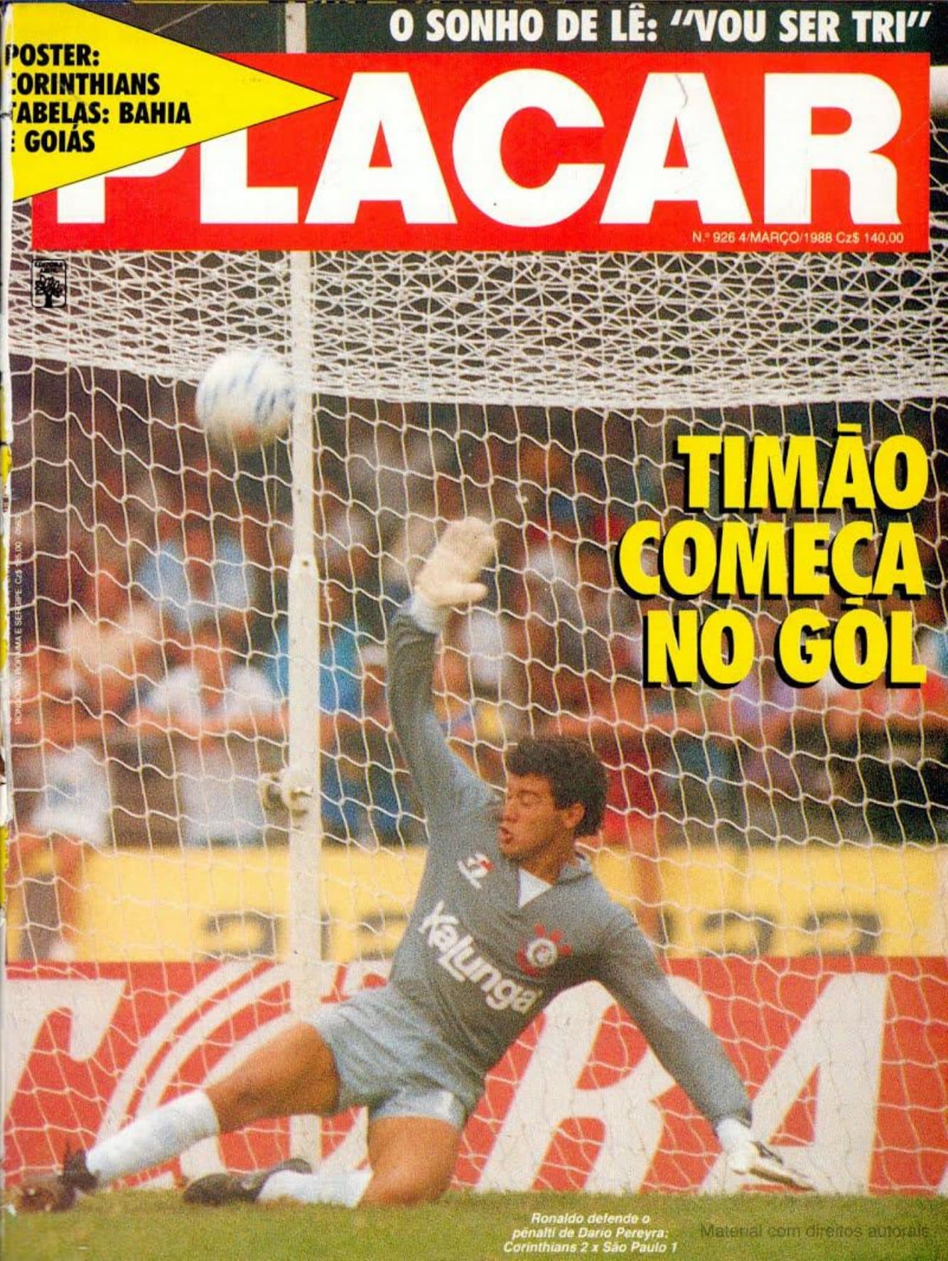 Capa da edição Nº 926 da revista PLACAR