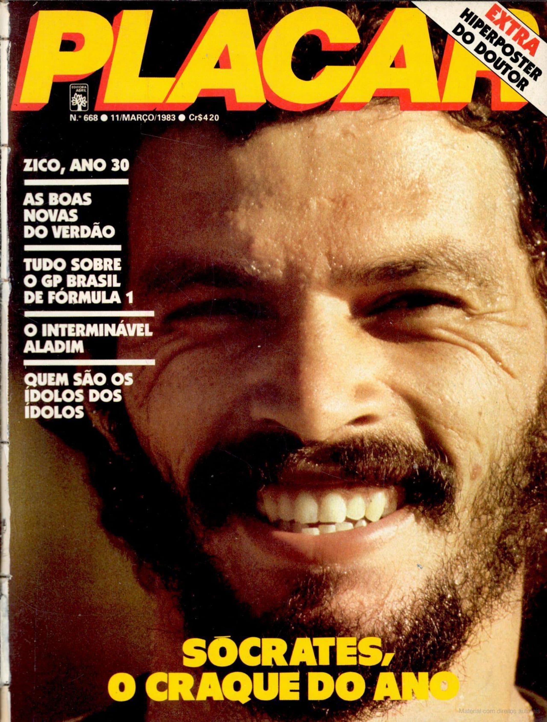 Capa da edição (I) da revista PLACAR