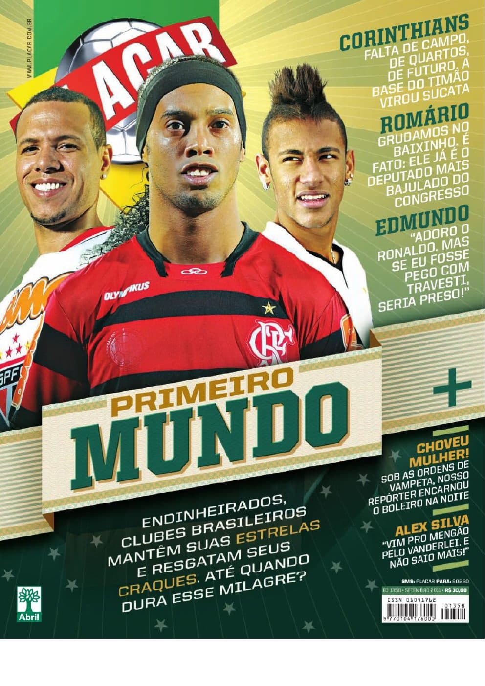 Capa da edição Nº 1358 da revista PLACAR