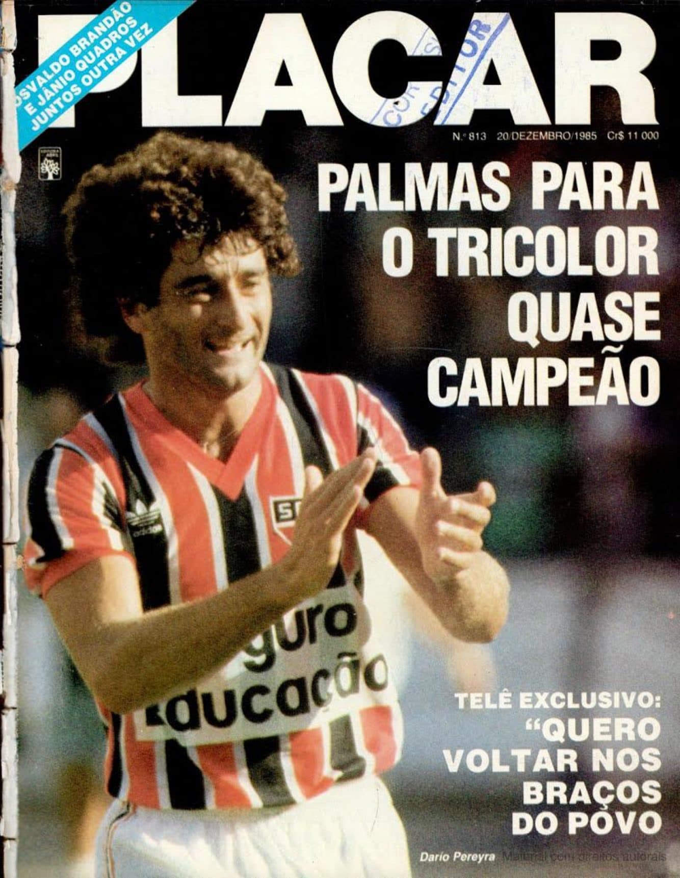 Capa da edição Nº 813 da revista PLACAR