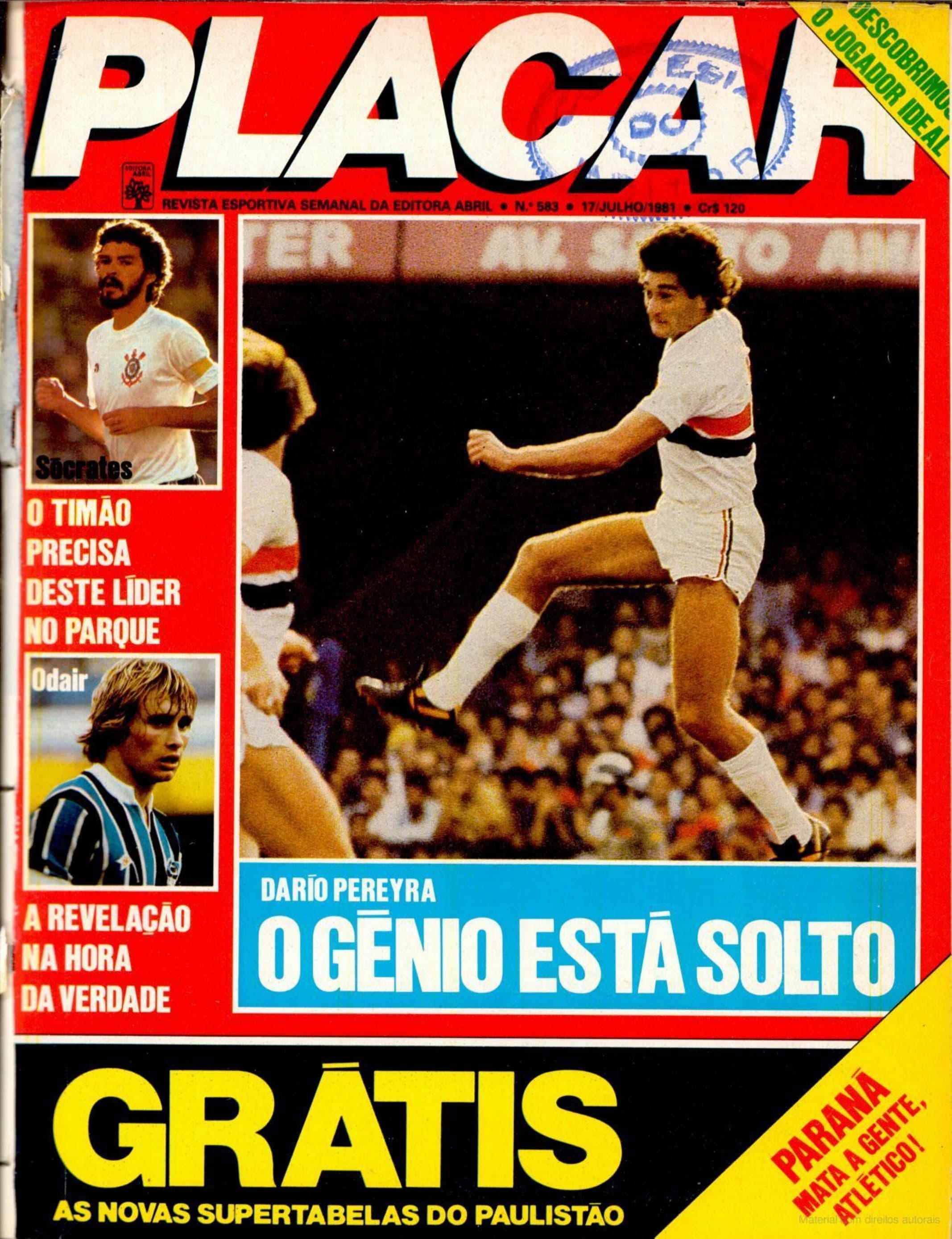 Capa da edição Descobrimos o Jogador Ideal da revista PLACAR