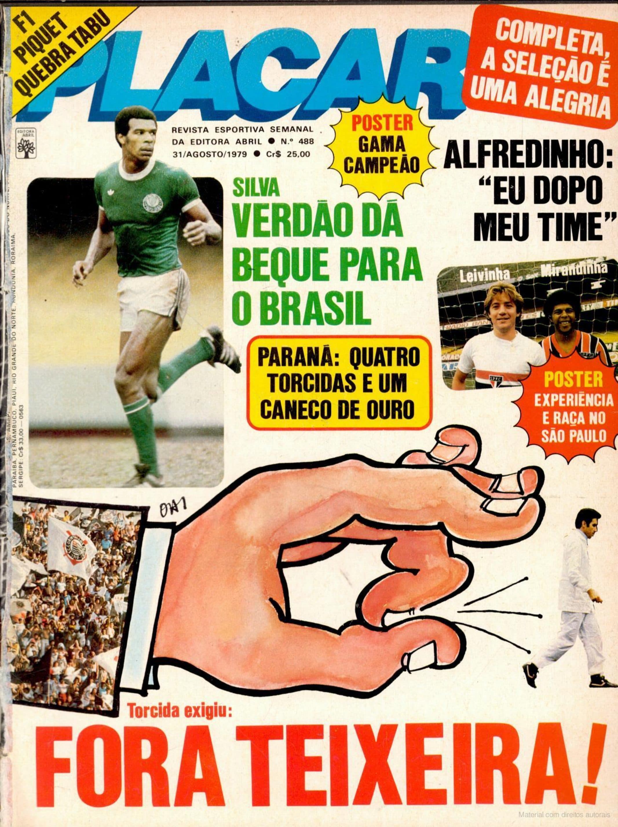 Capa da edição Silva: Verdão dá beque para o Brasil da revista PLACAR