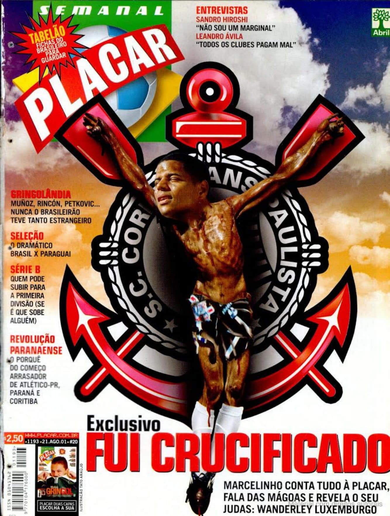 Capa da edição Nº 1193 da revista PLACAR