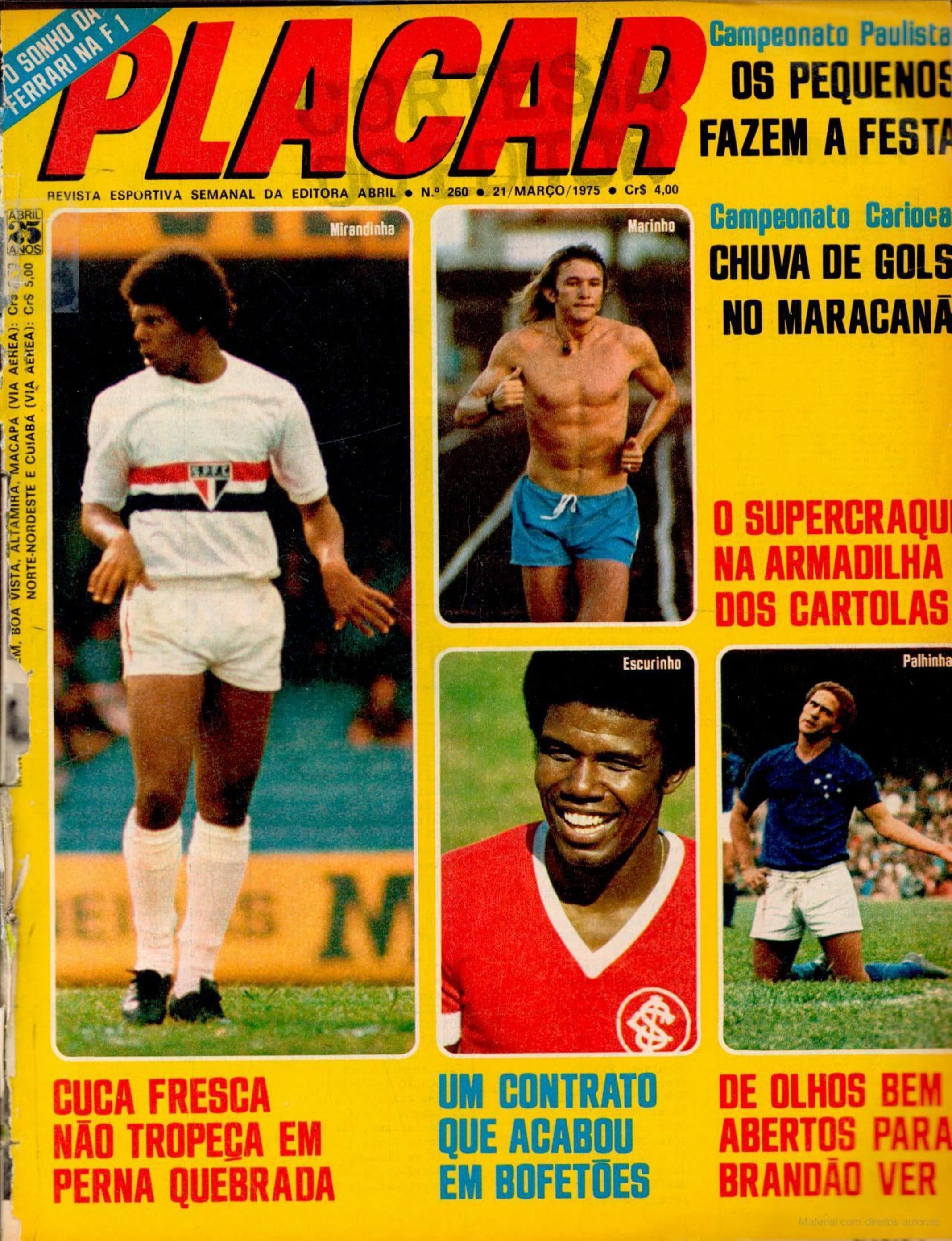 Capa da edição O supercraque na armadilha dos cartolas da revista PLACAR