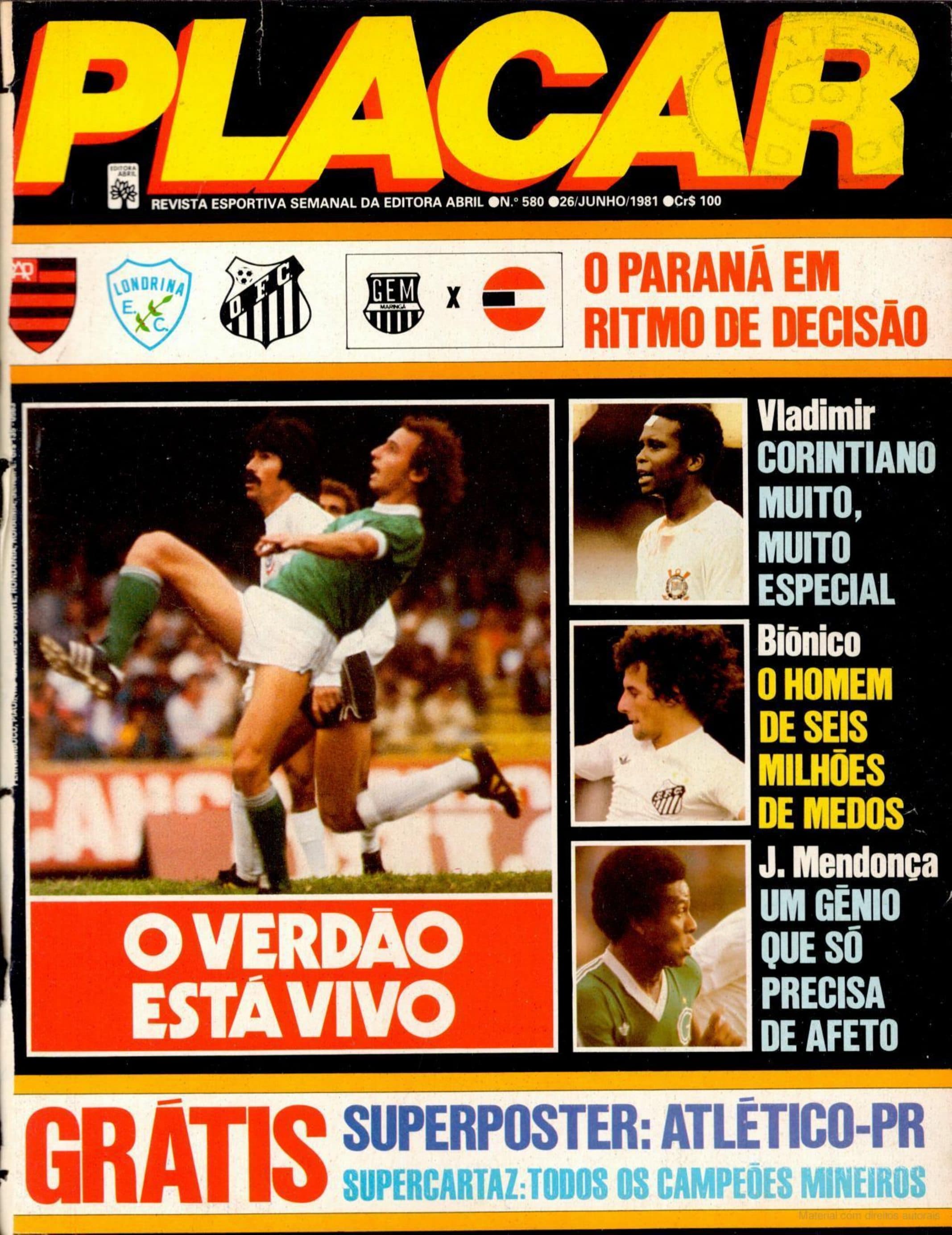 Capa da edição O Paraná em ritmo de decisão da revista PLACAR