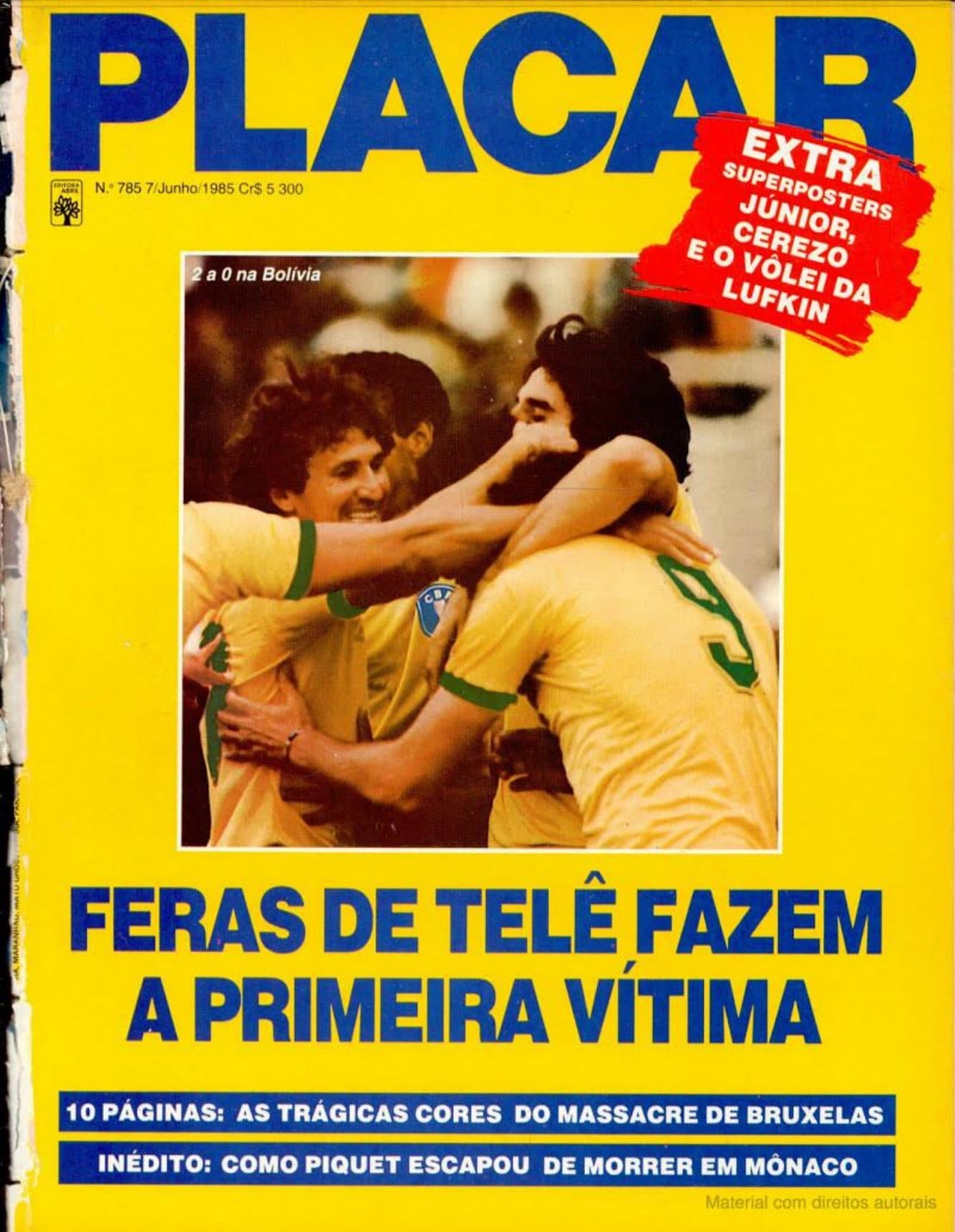 Capa da edição Nº 785 da revista PLACAR