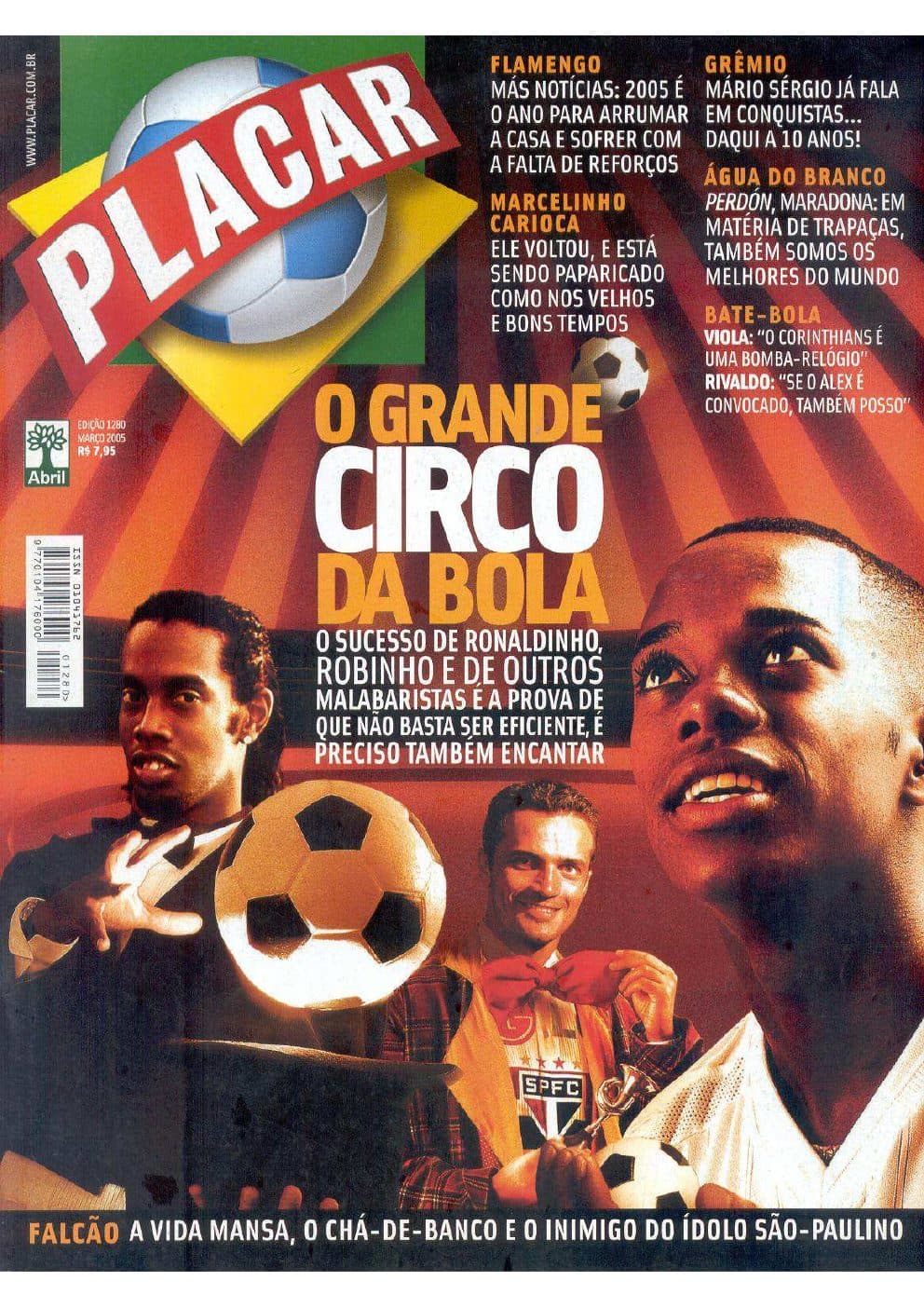 Capa da edição Nº 1280 da revista PLACAR