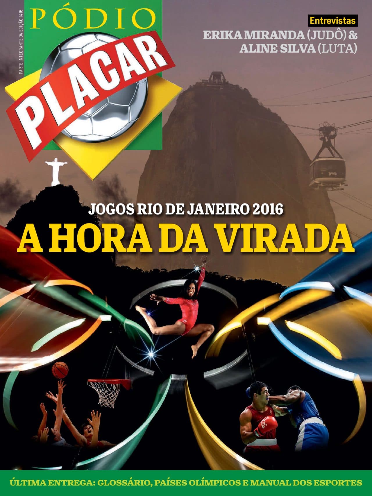 Capa da edição Pódio Placar da revista PLACAR