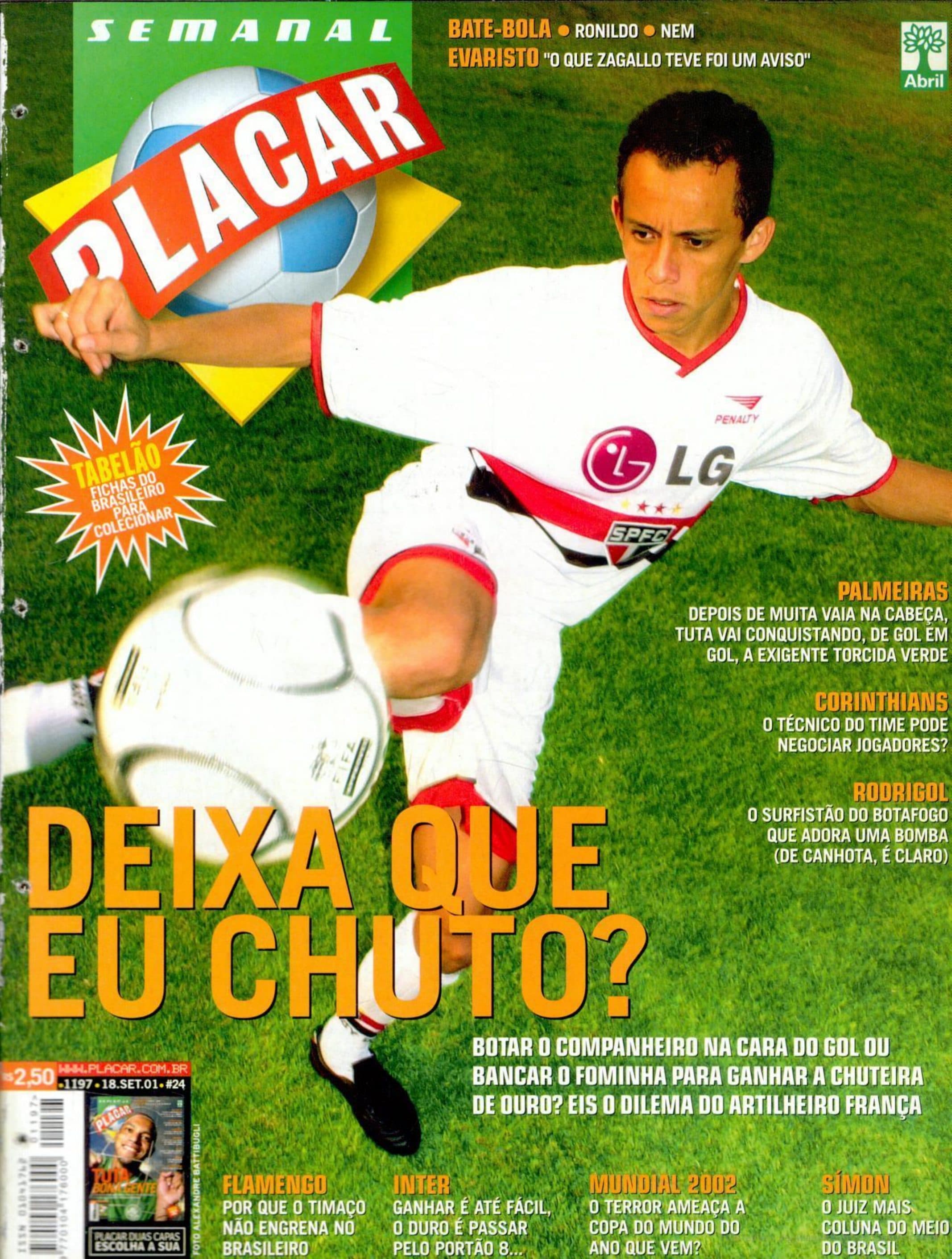 Capa da edição Nº 1197 da revista PLACAR
