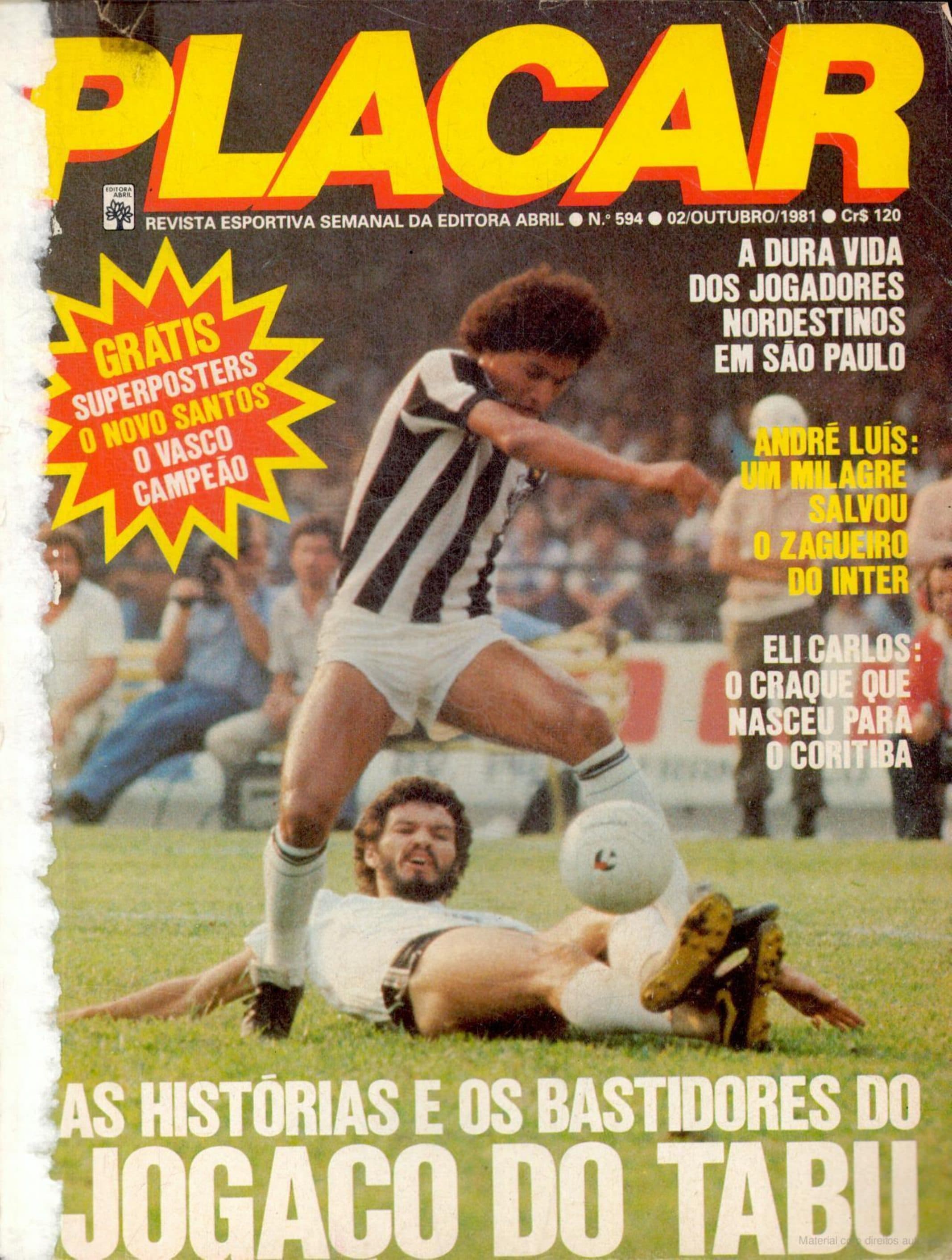 Capa da edição A Dura Vida dos Jogadores Nordestinos em São Paulo da revista PLACAR