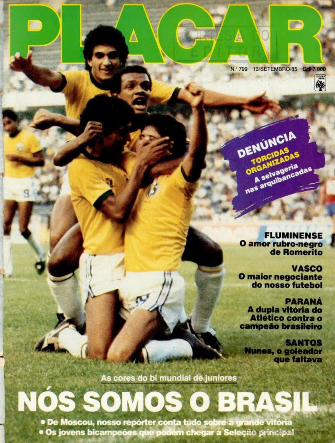 Capa da edição Nº 799 da revista PLACAR