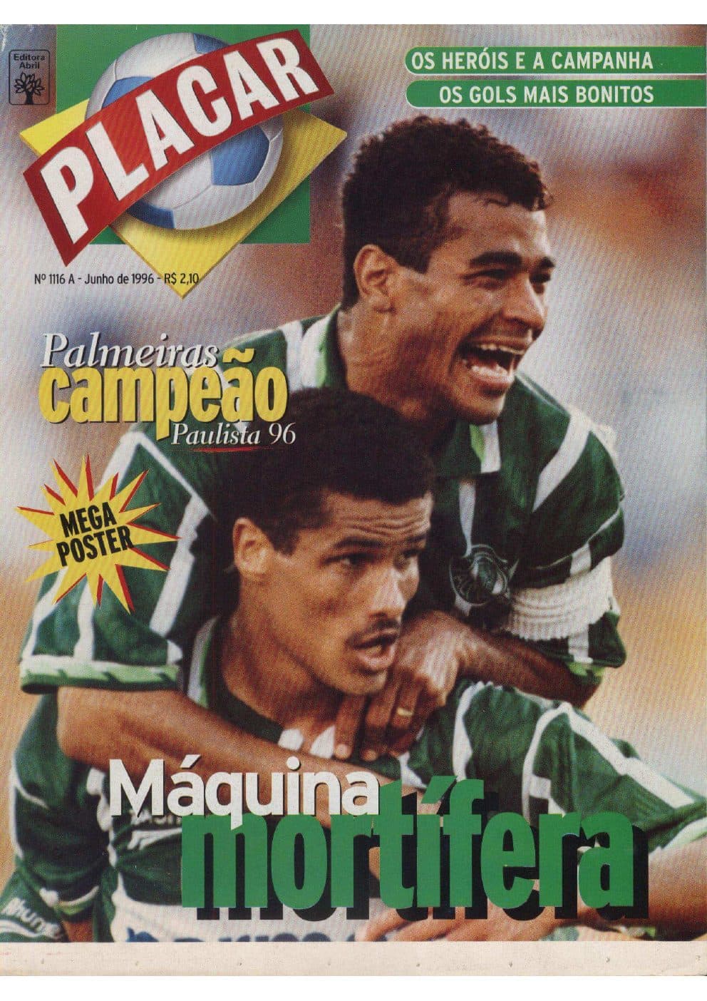 Capa da edição Nº 1116A da revista PLACAR