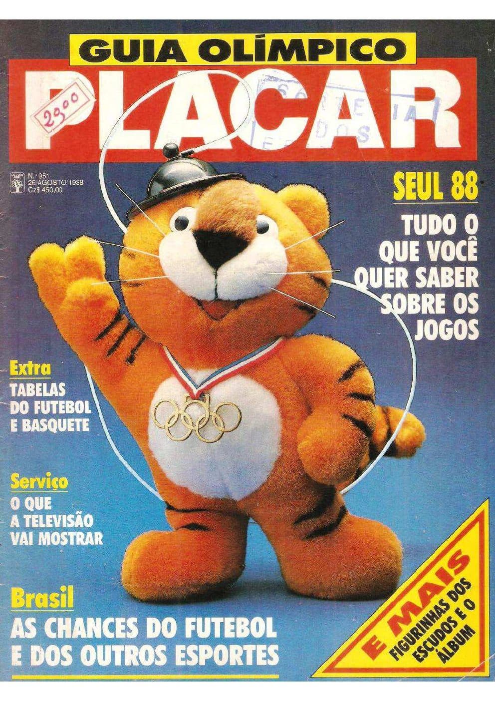 Capa da edição Nº 951 da revista PLACAR