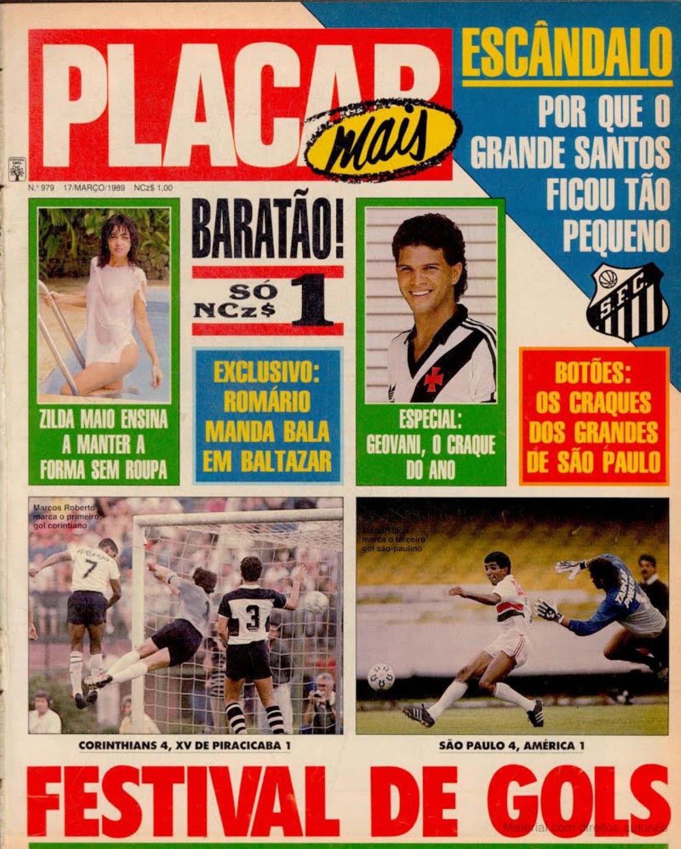 Capa da edição Nº 979 da revista PLACAR