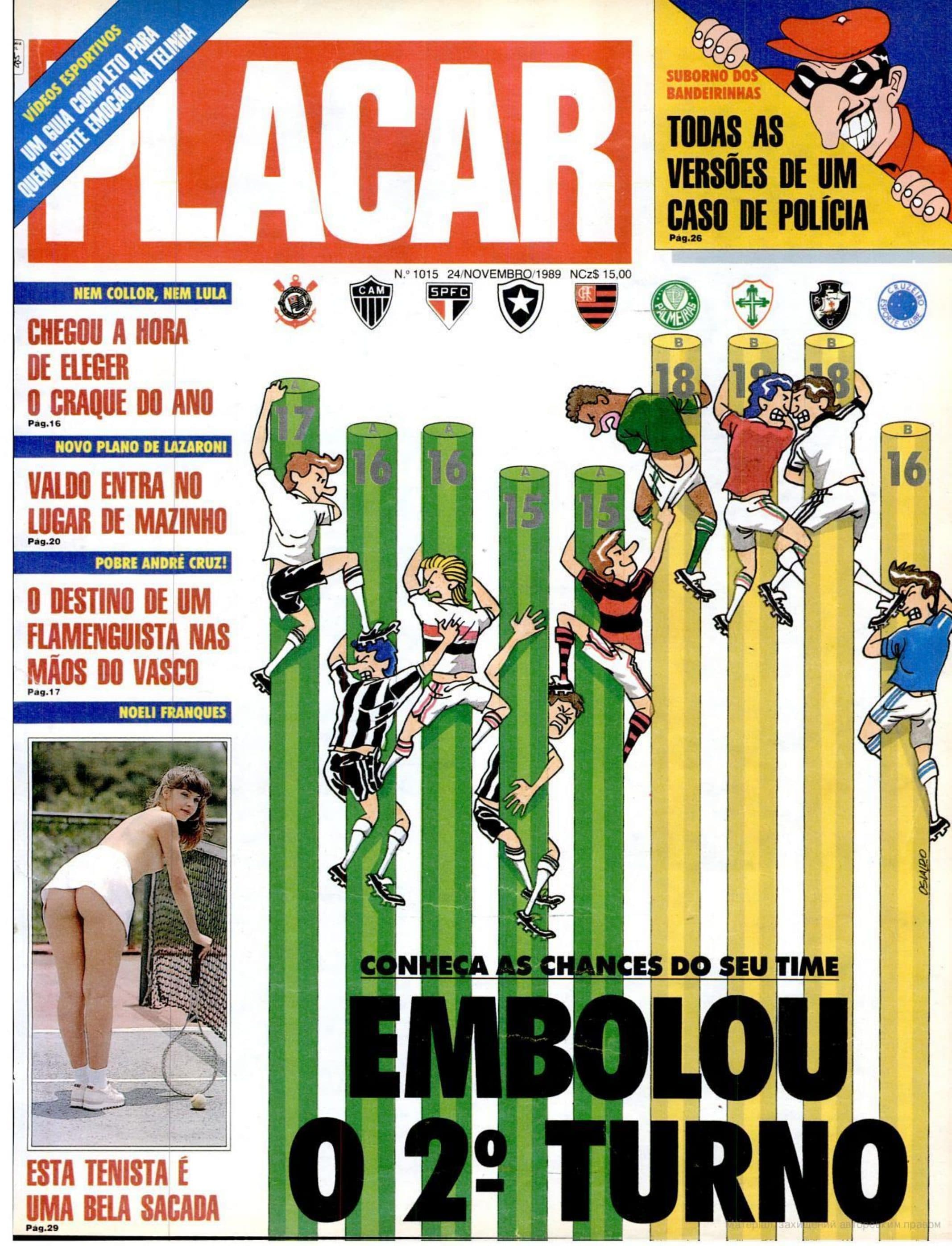 Capa da edição Nº 1015 da revista PLACAR