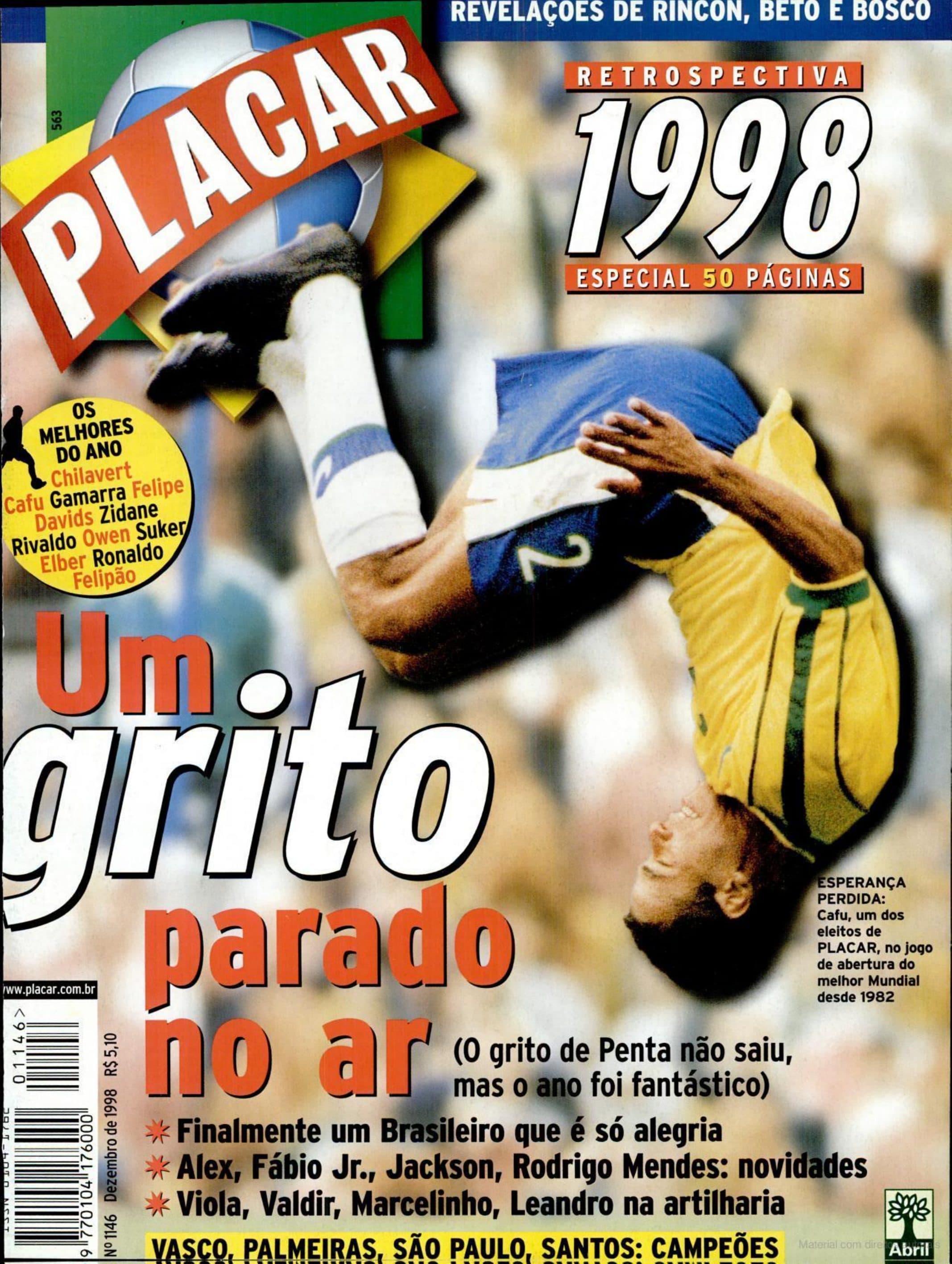 Capa da edição Nº 1146 da revista PLACAR