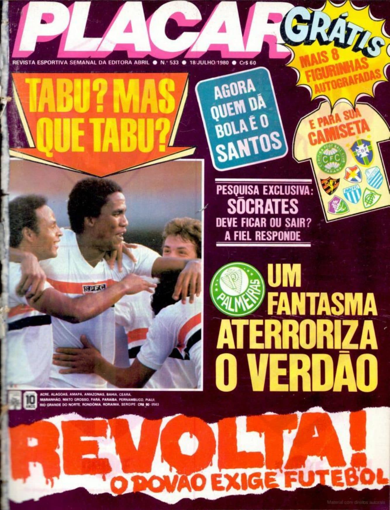 Capa da edição: Tabu? Mas que tabu?