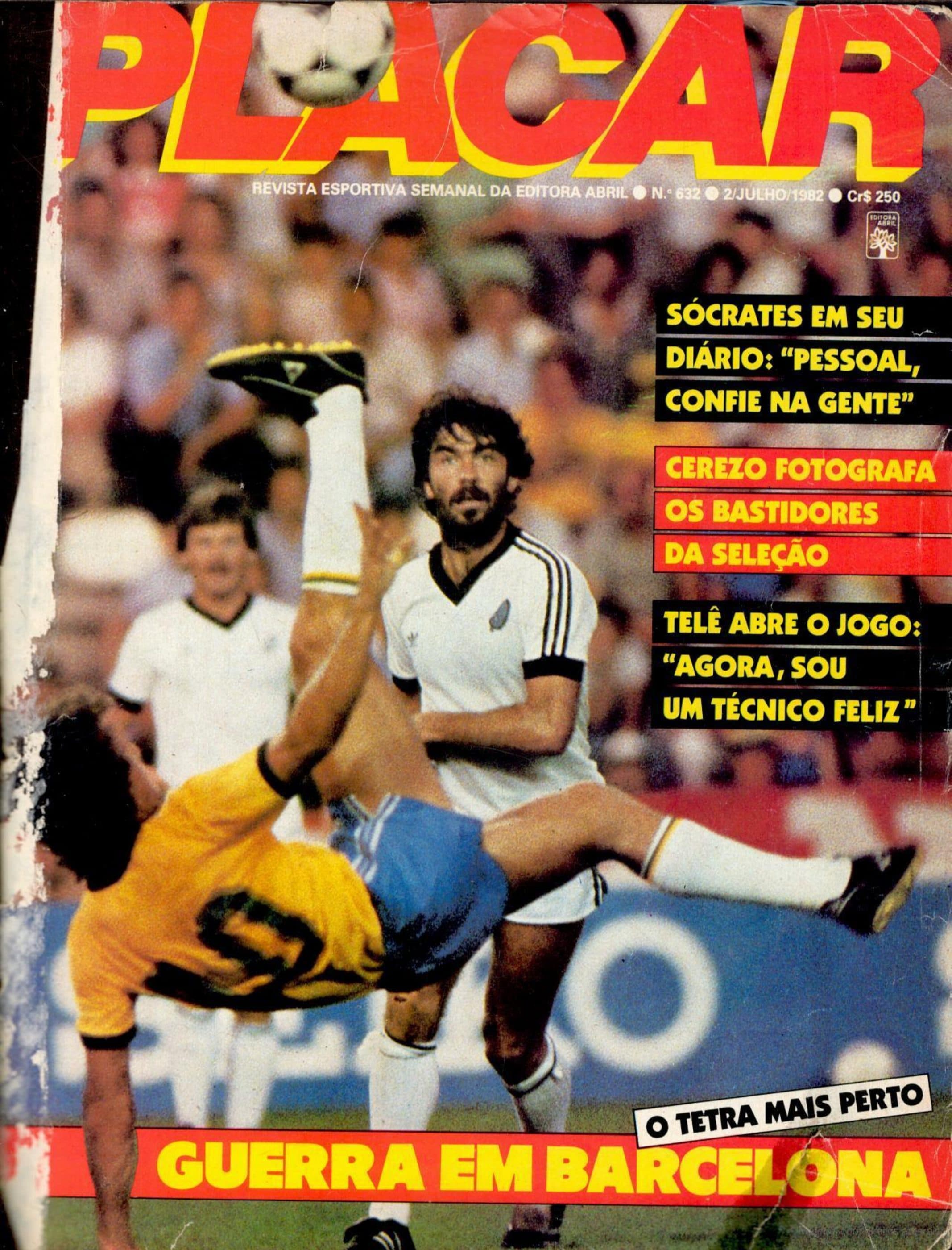 Capa da edição Nº 632 da revista PLACAR