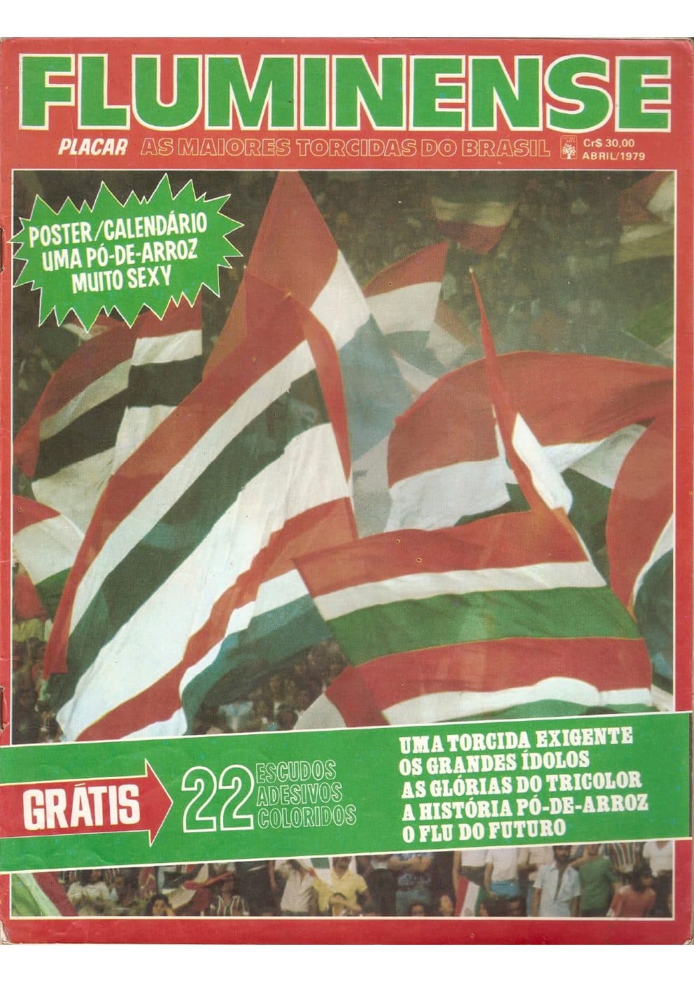 Capa da edição 1979-EDIÇÃO E. M.T.B. FLUMINENSE da revista PLACAR