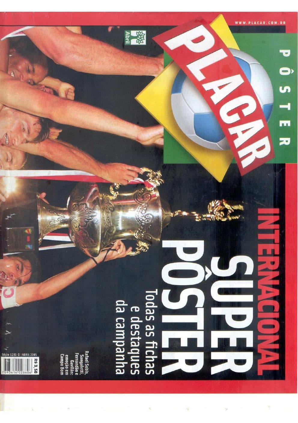 Capa da edição Nº 1281D da revista PLACAR