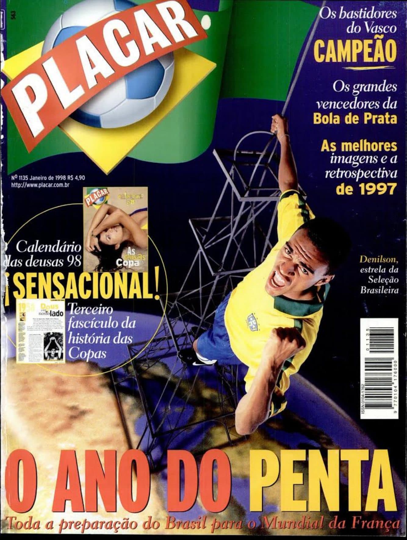 Capa da edição Nº 1135 da revista PLACAR