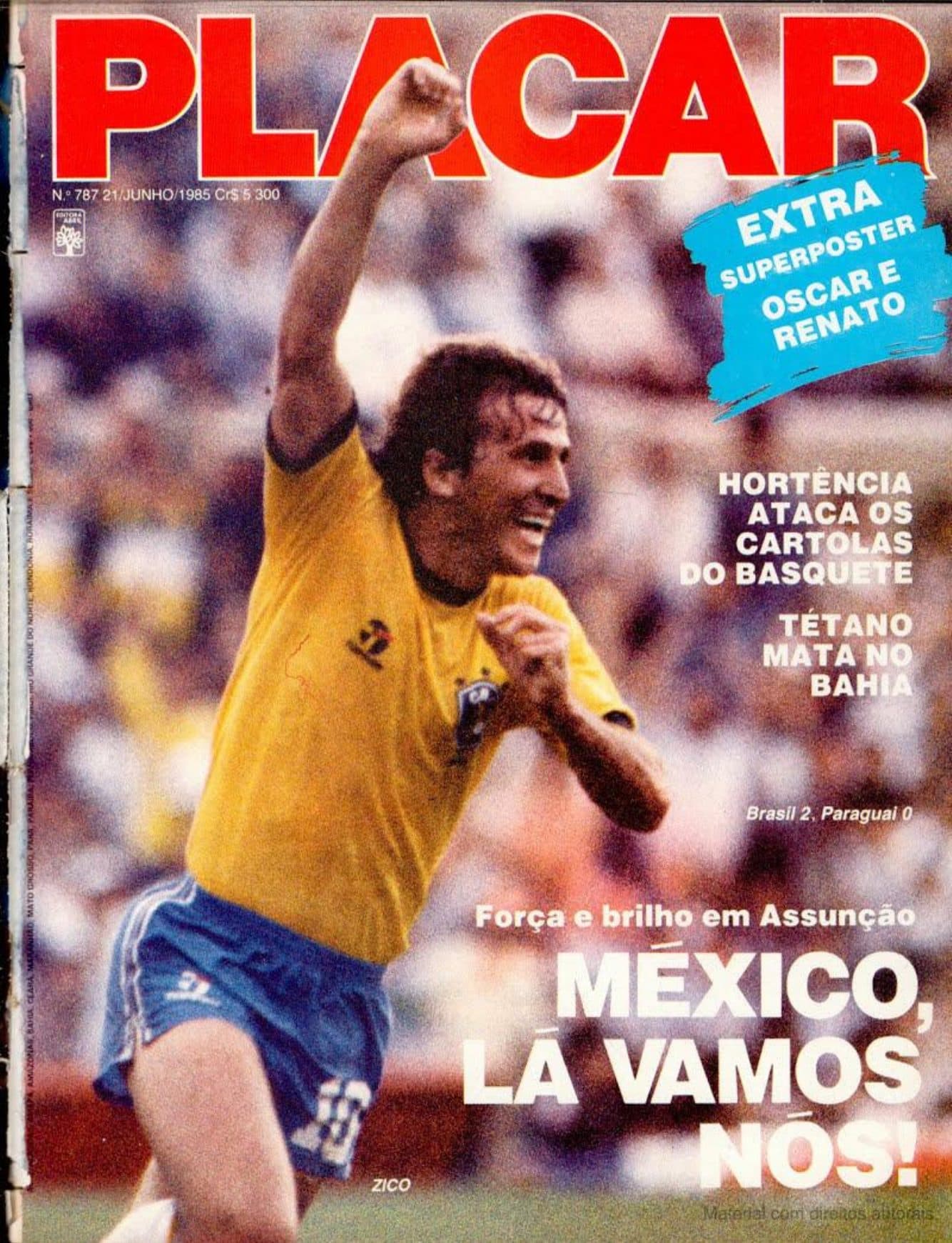 Capa da edição Nº 787 da revista PLACAR
