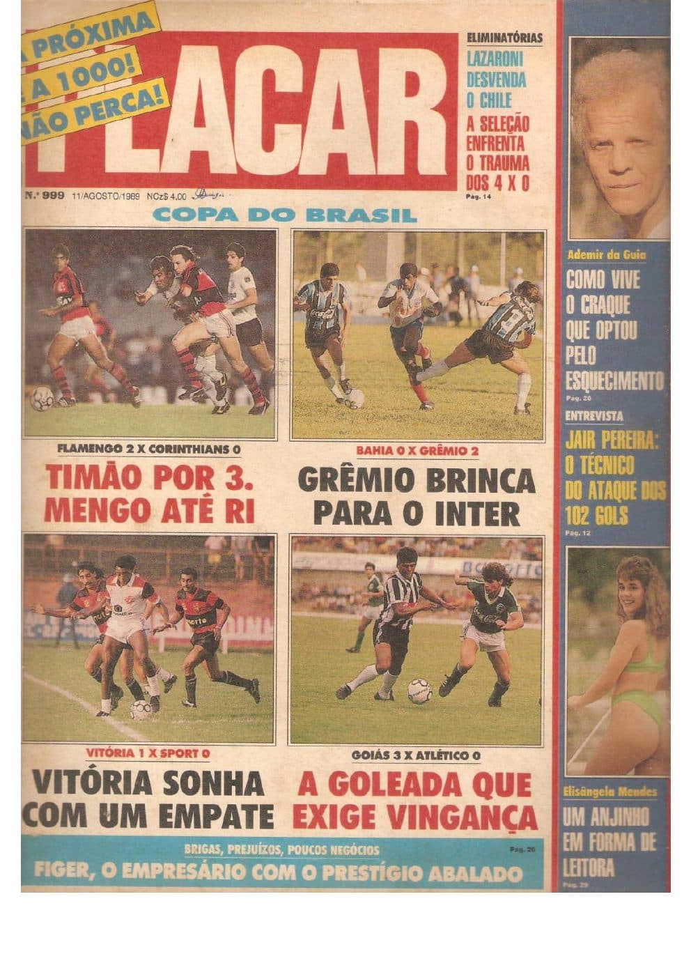 Capa da edição Nº 999 da revista PLACAR