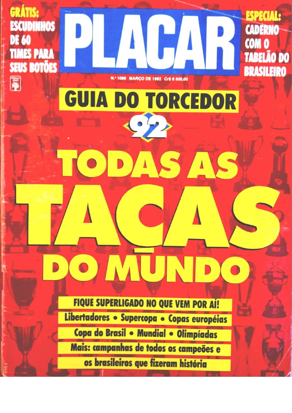 Capa da edição Nº 1069 da revista PLACAR