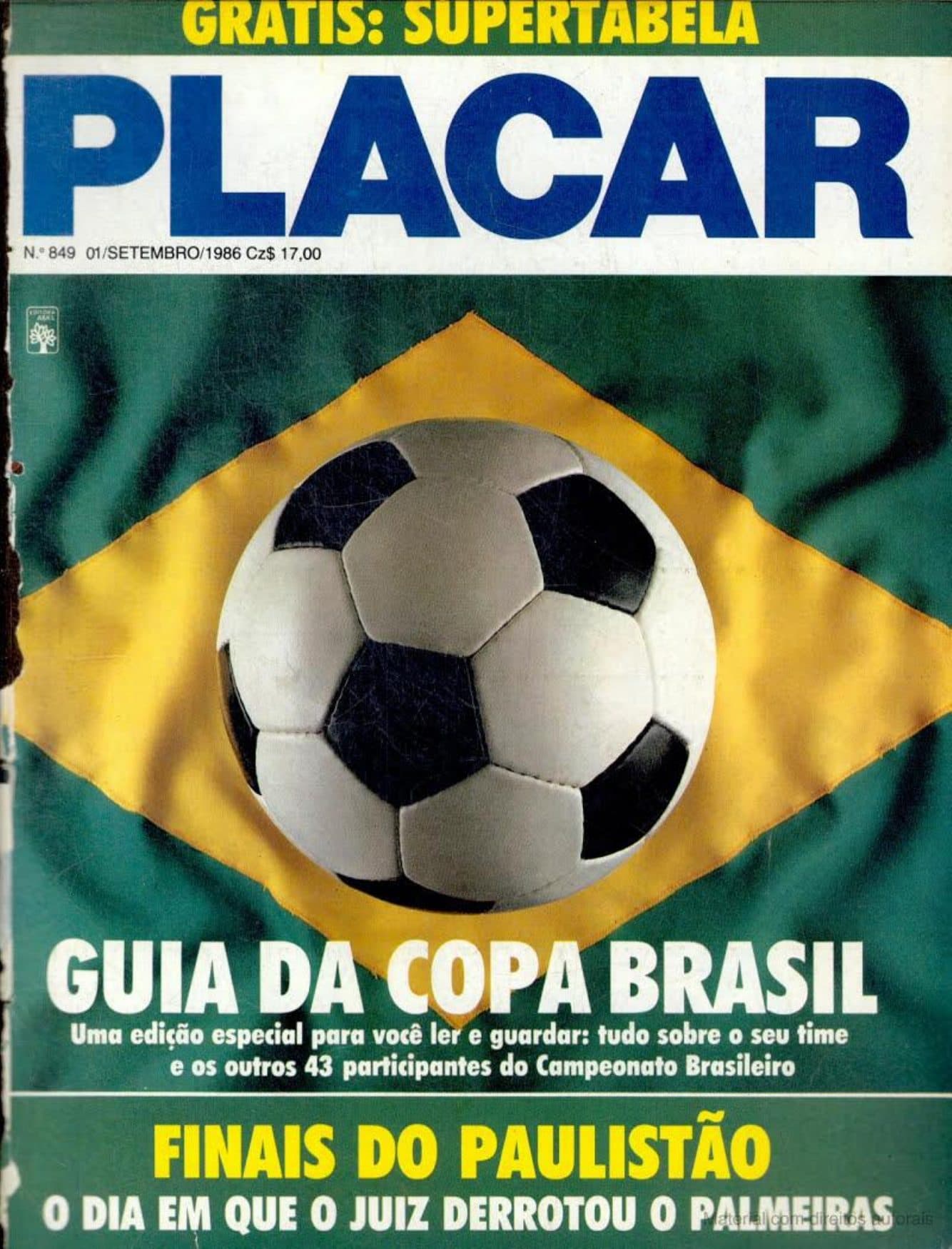 Capa da edição GUIA CB da revista PLACAR