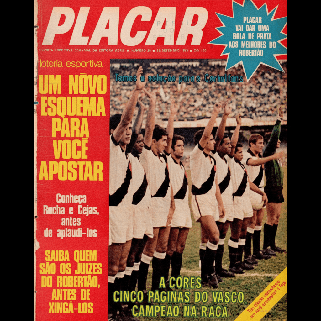Capa da edição Temos a solução para o Corintians da revista PLACAR