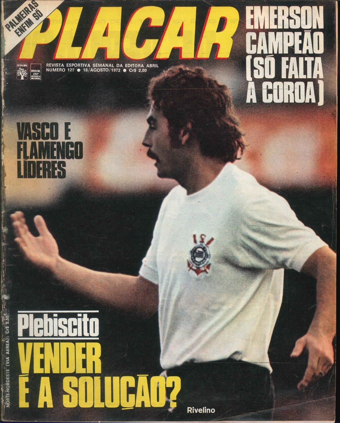 Capa da edição Palmeiras Enfim Só da revista PLACAR