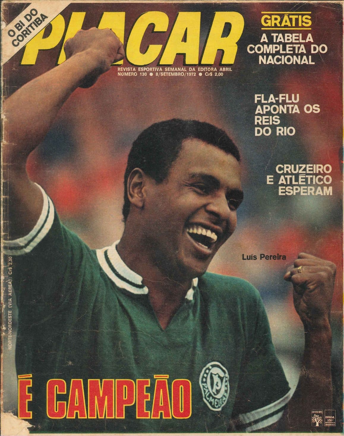 Capa da edição O BI DO CORITIBA da revista PLACAR