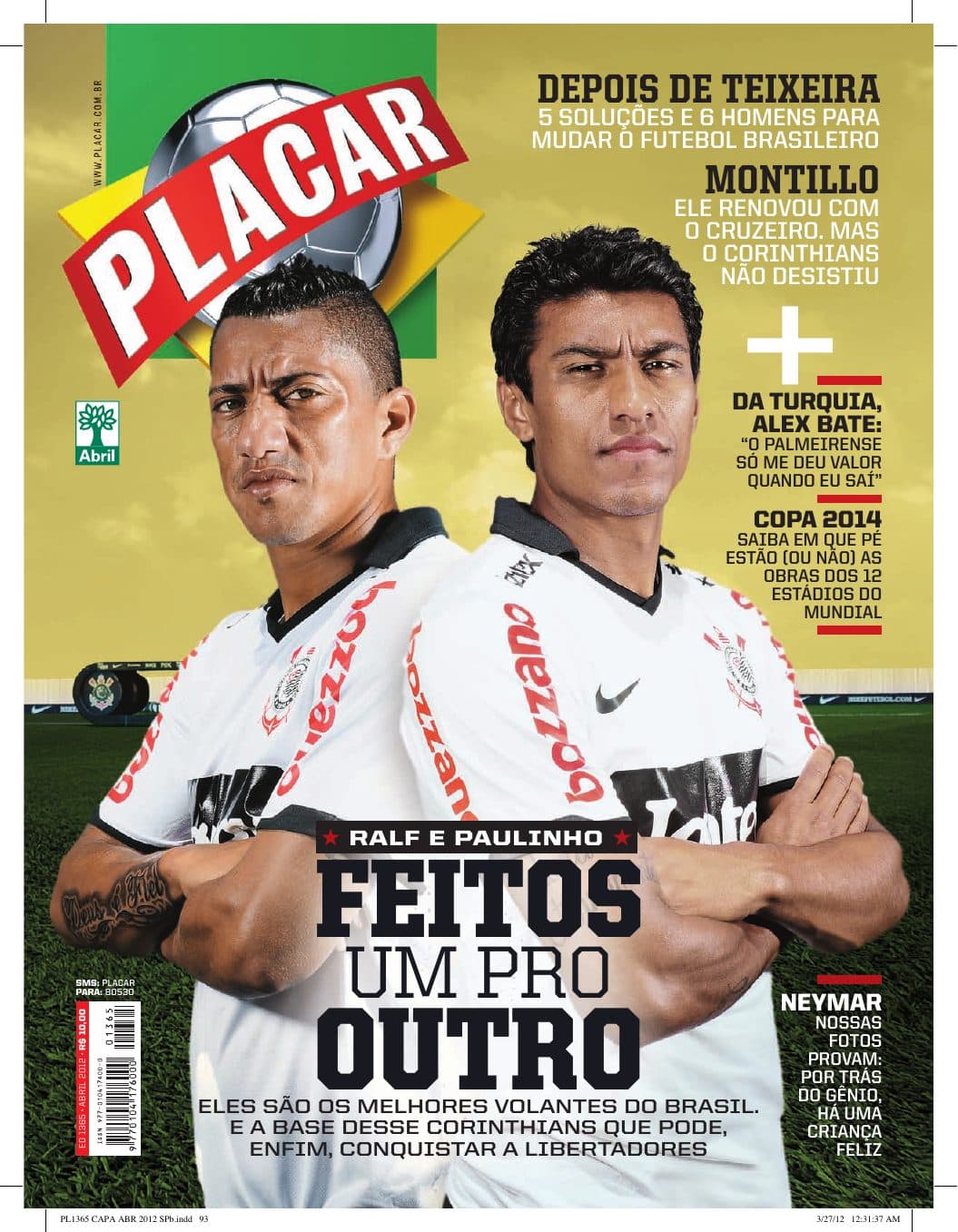 Capa da edição Nº 1365 da revista PLACAR