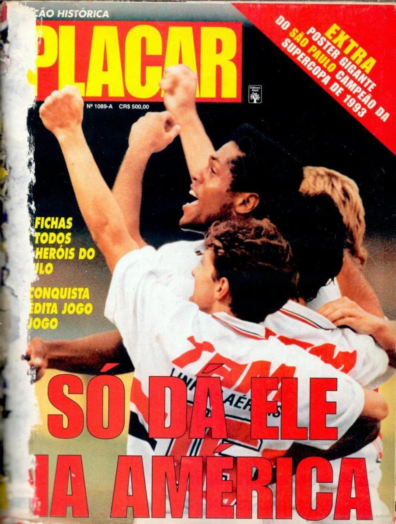Capa da edição Nº 1089A da revista PLACAR
