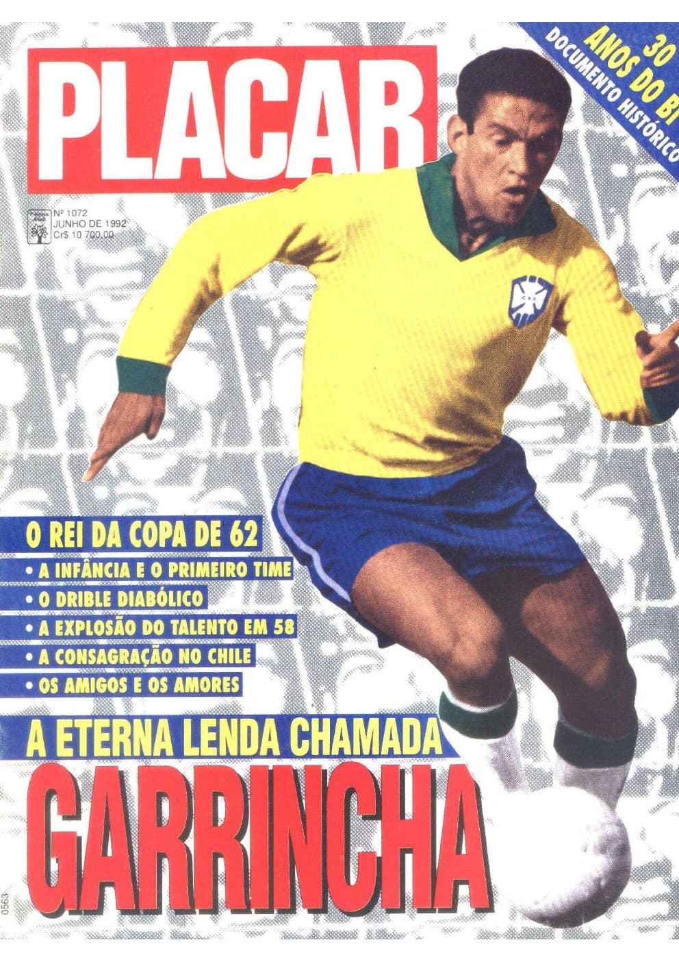 Capa da edição Nº 1072 da revista PLACAR