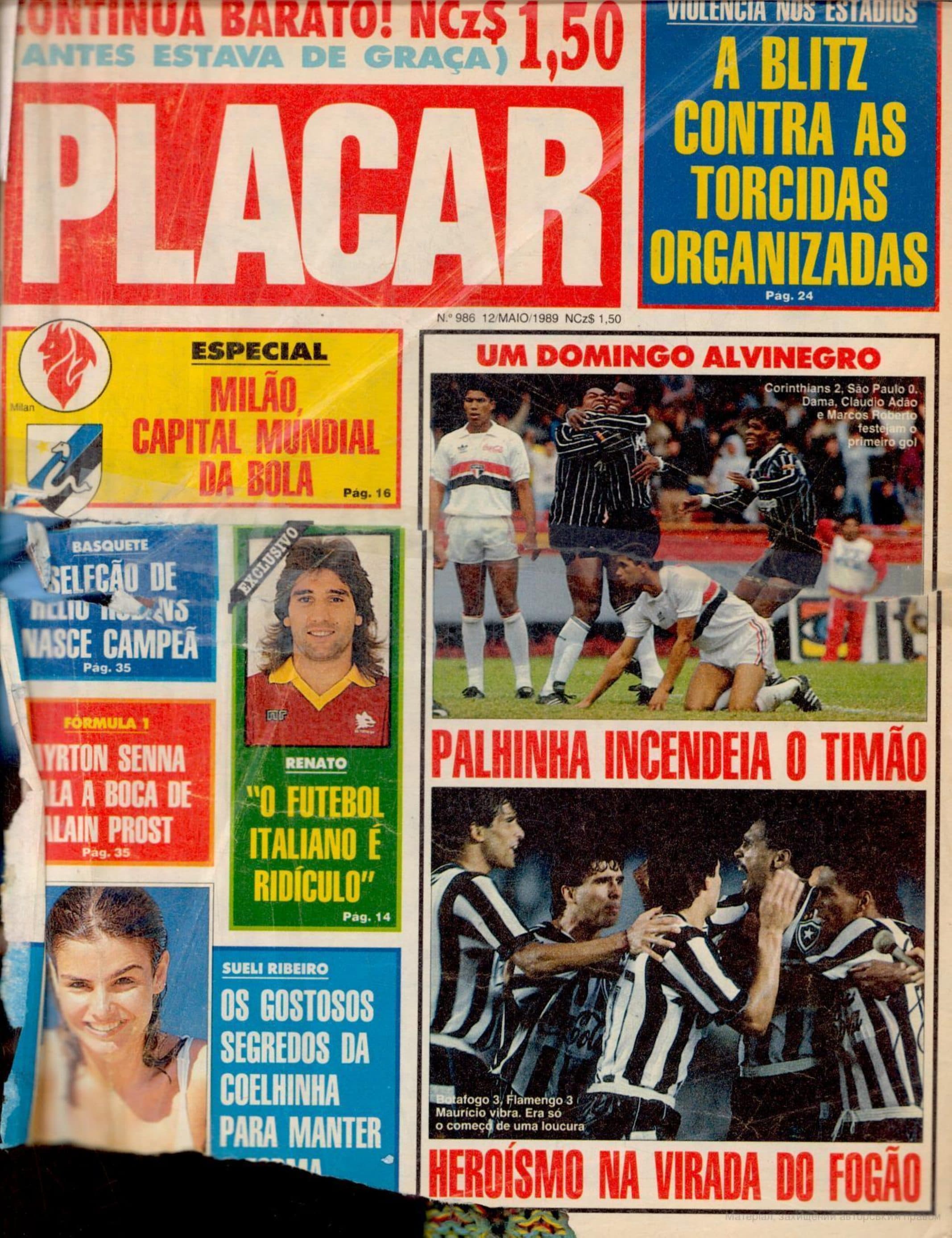 Capa da edição Nº 986 da revista PLACAR