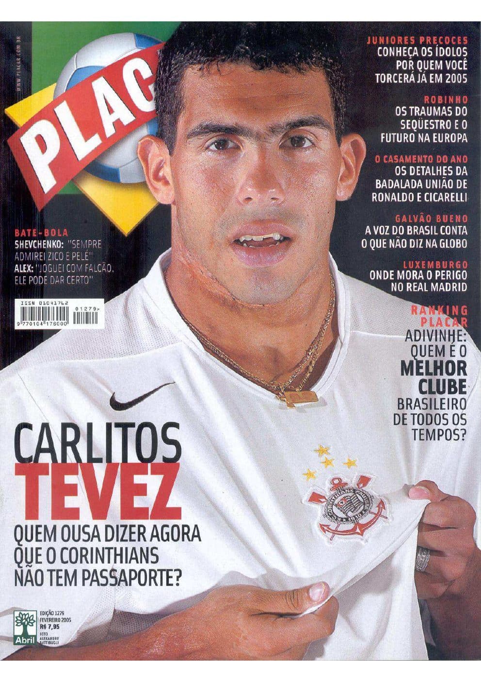 Capa da edição Nº 1279 da revista PLACAR